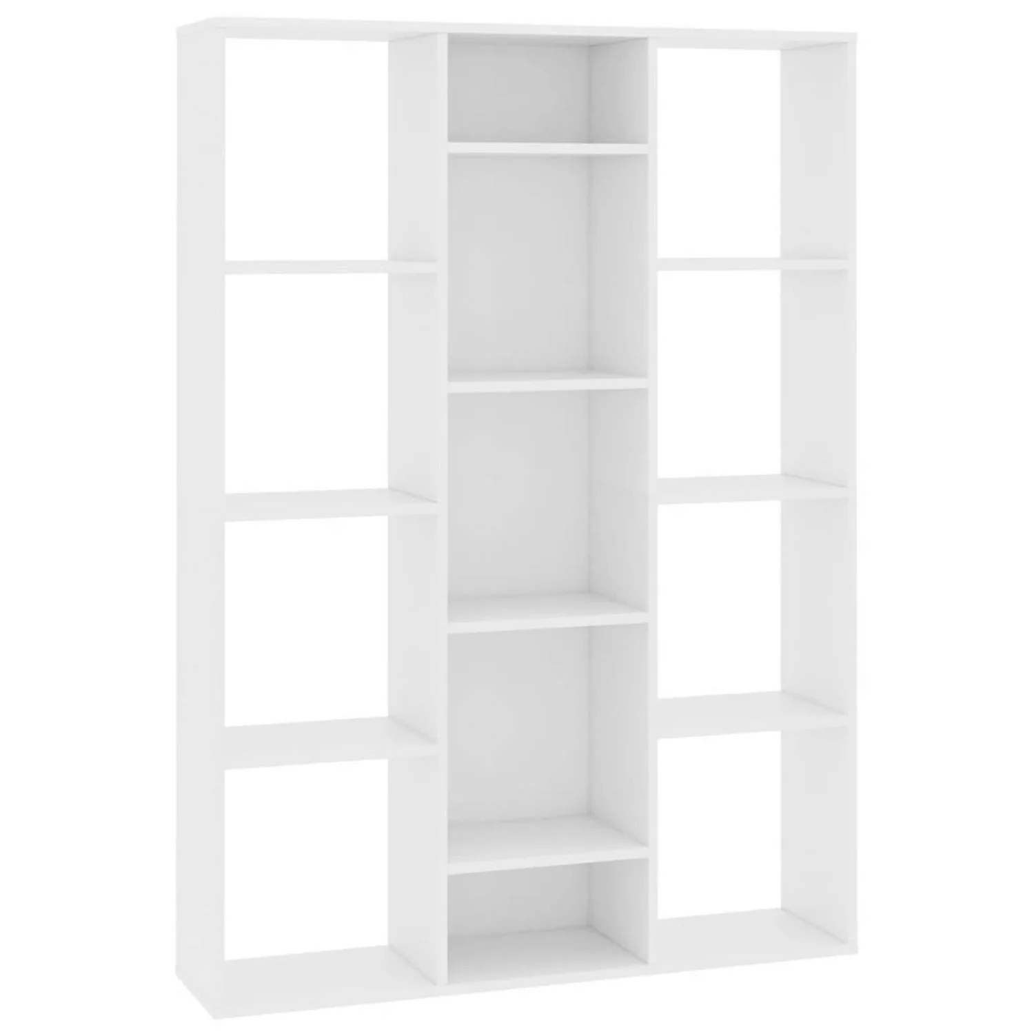 Raumteiler/bücherregal Weiß 100 X 24 X 140 Cm Spanplatte günstig online kaufen