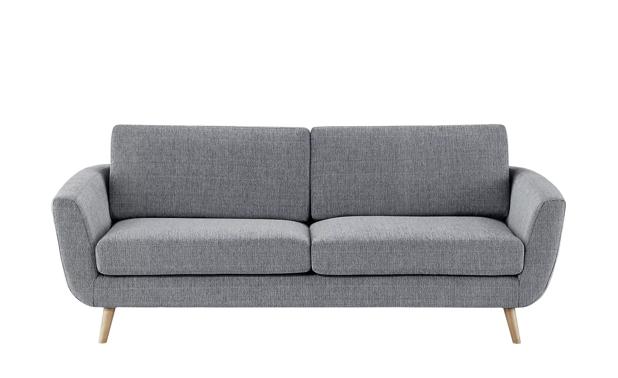 SOHO Sofa - grau - 217 cm - 85 cm - 93 cm - Polstermöbel > Sofas > 3-Sitzer günstig online kaufen