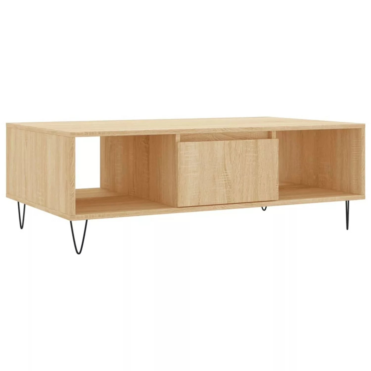 vidaXL Couchtisch Sonoma-Eiche 104x60x35 cm Holzwerkstoff Modell 3 günstig online kaufen