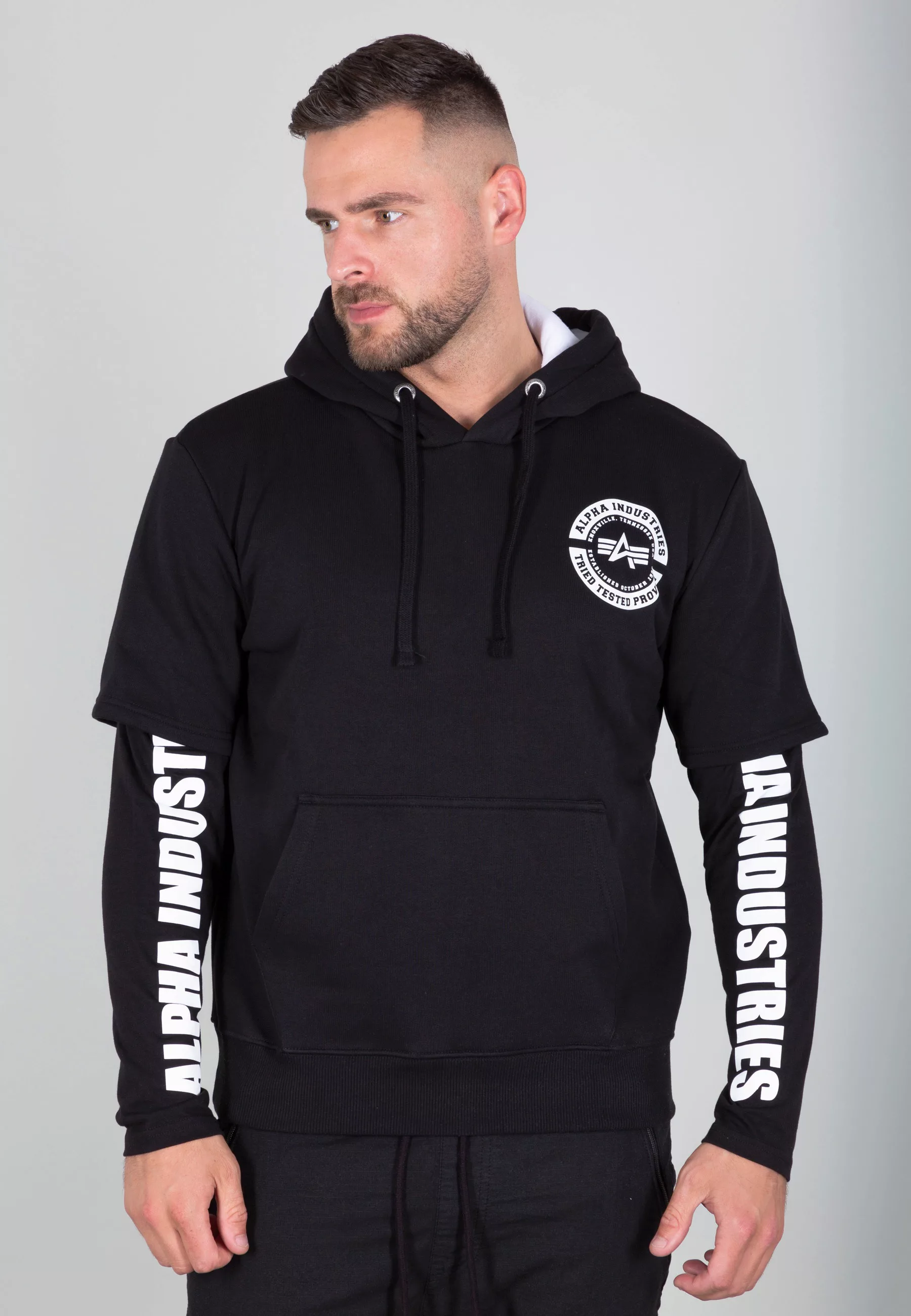 Alpha Industries Hoodie "Alpha Industries Men - Hoodies Sleeve Print Hoodie günstig online kaufen