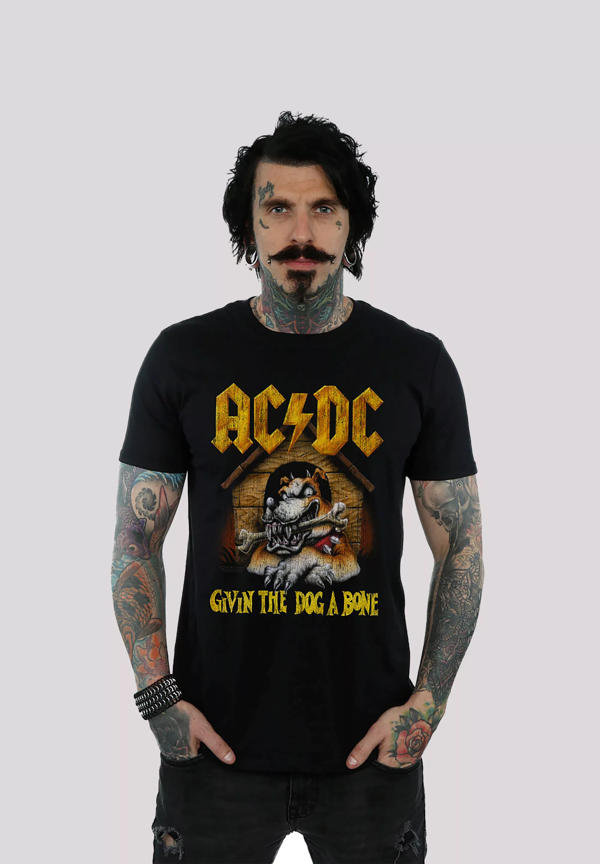 F4NT4STIC T-Shirt "ACDC Givin The Dog A Bone", Print günstig online kaufen