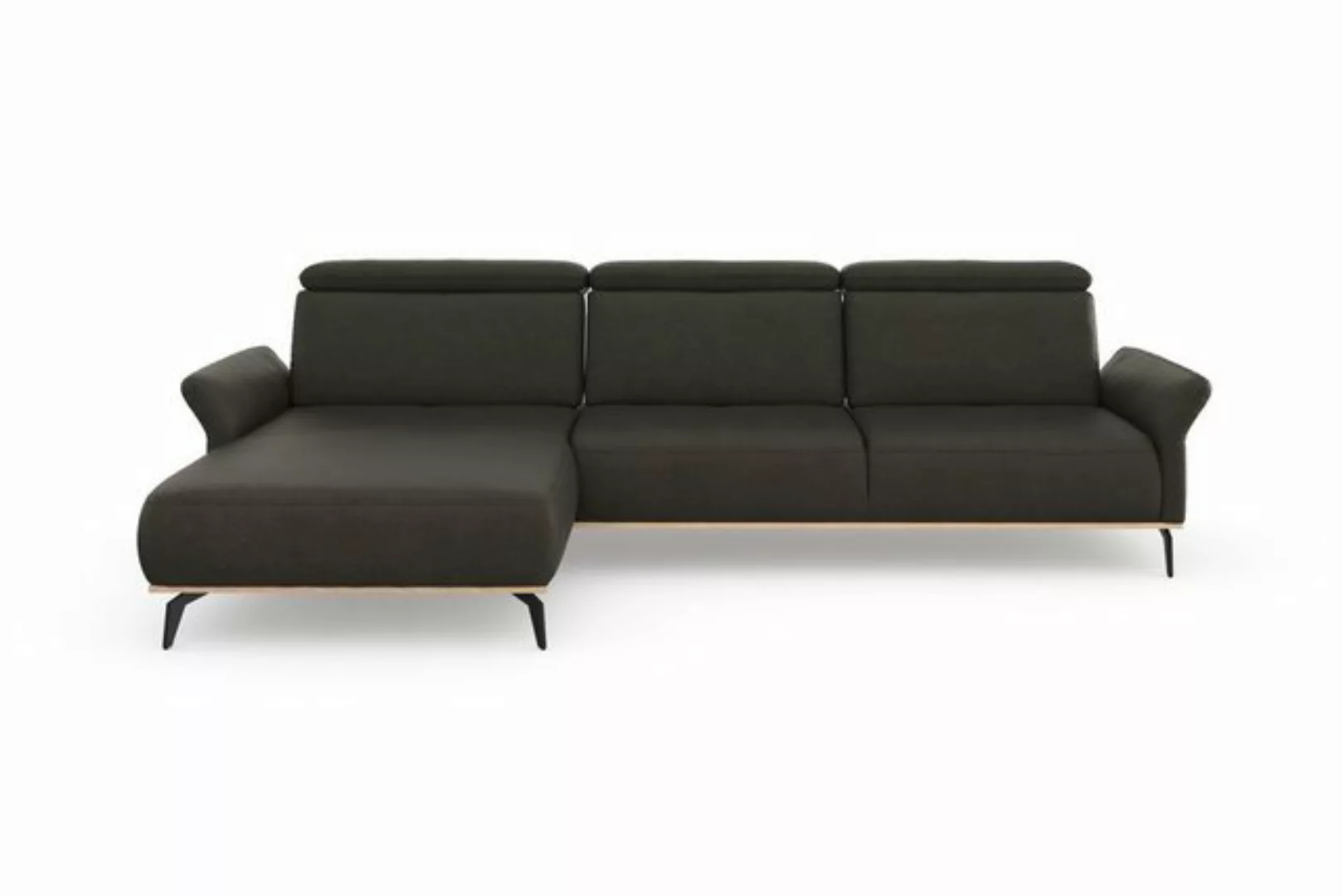 Places of Style Ecksofa Fjord L-Form, massiv, wahlweise mit Armlehnfunktion günstig online kaufen