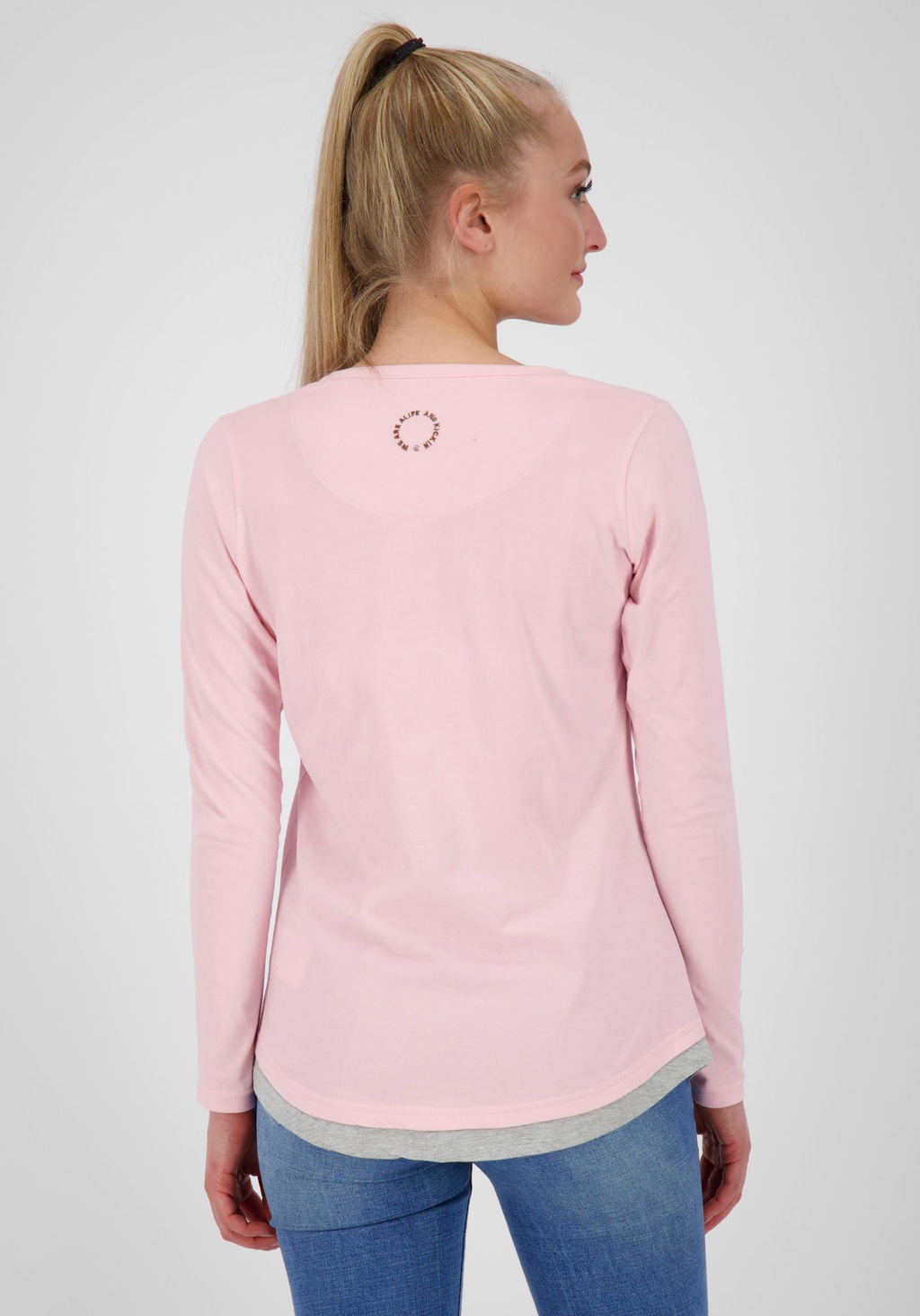 Alife & Kickin T-Shirt LelitaAK A feminines Longsleeve im 2-in-1-Look günstig online kaufen