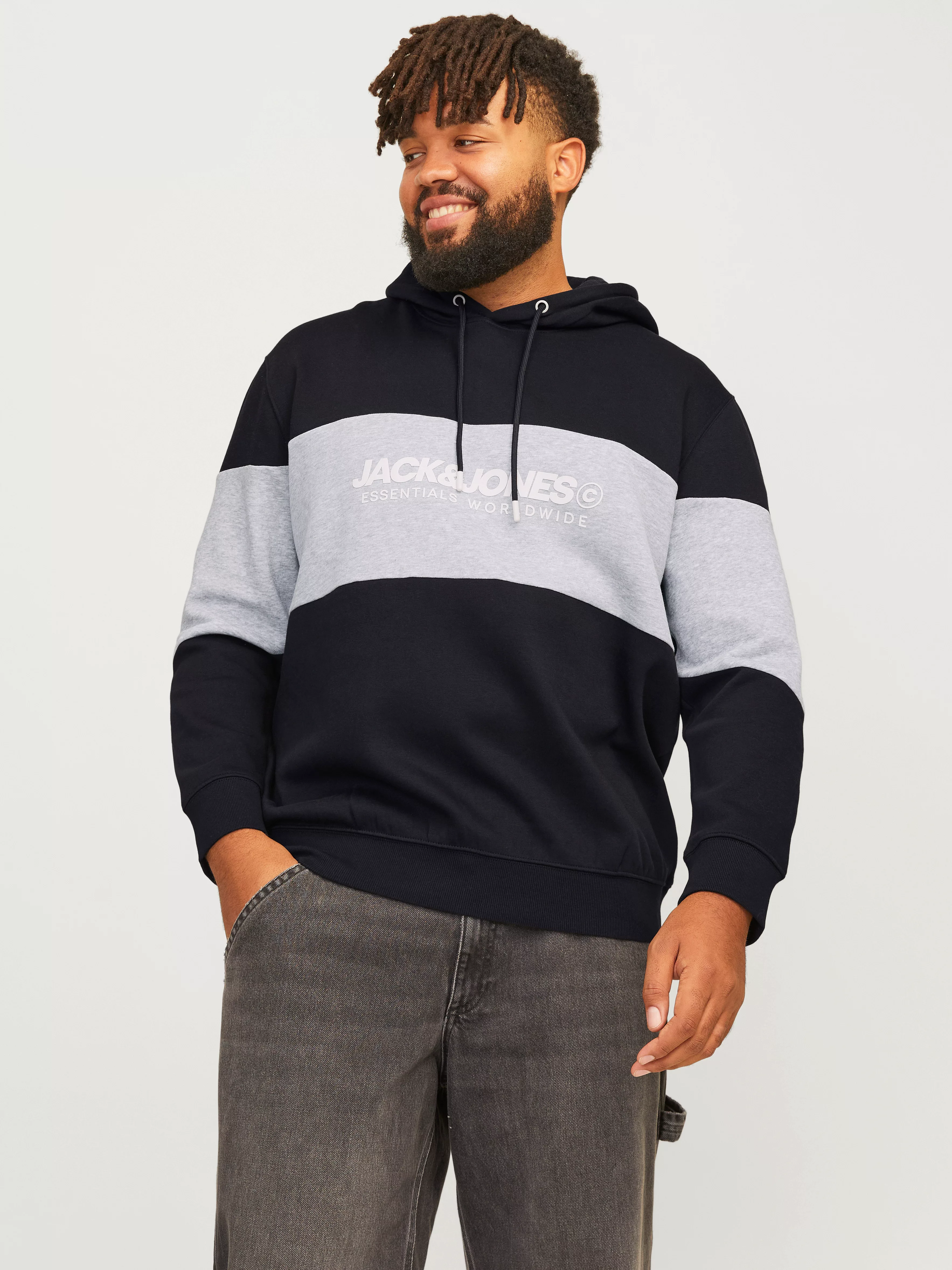 Jack&Jones Hoodie aus Baumwollmischung günstig online kaufen