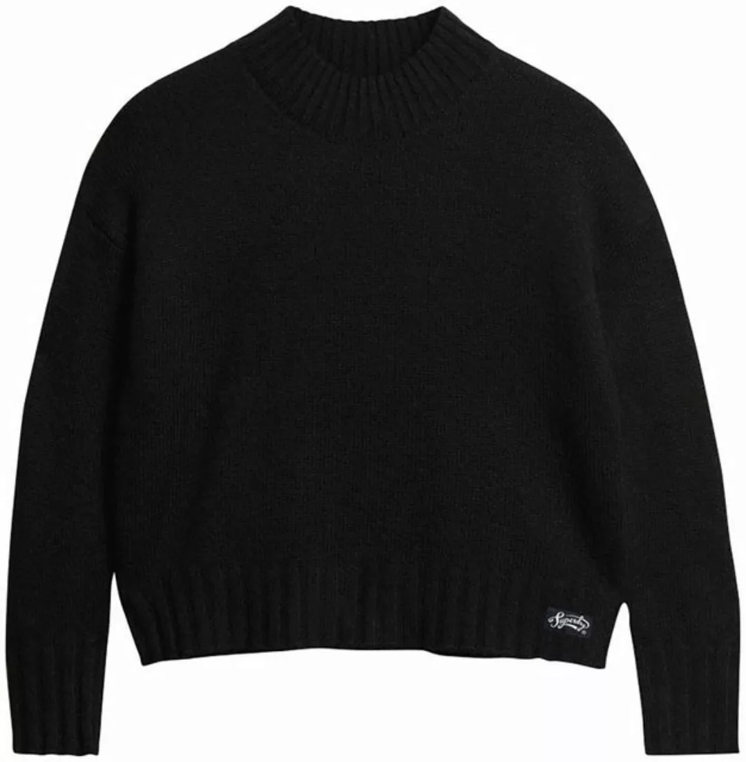 Superdry Strickpullover Essential Mock Neck Jumper günstig online kaufen