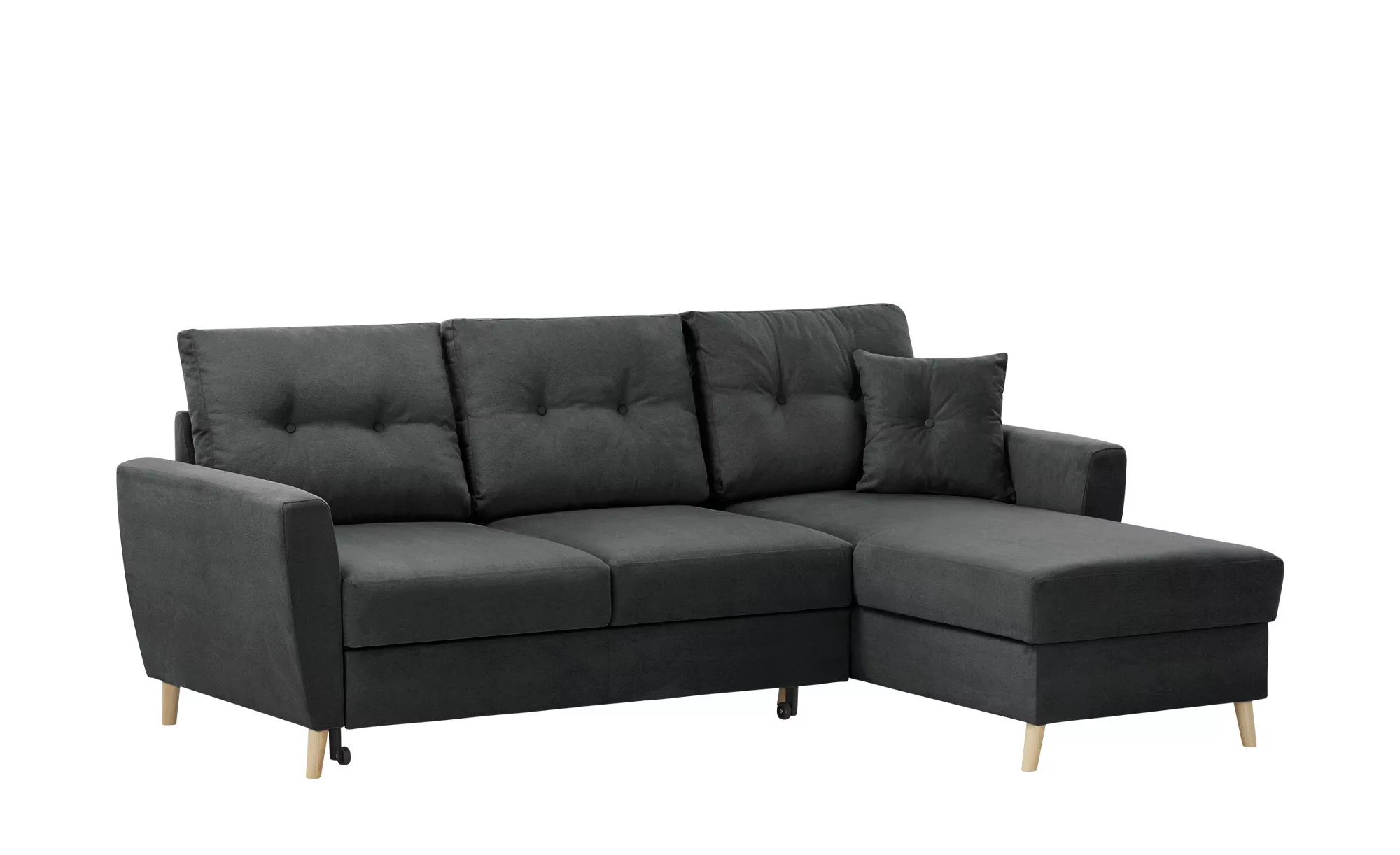 Ecksofa  Carla ¦ grau ¦ Maße (cm): B: 230 H: 93 T: 159 Polstermöbel > Sofas günstig online kaufen