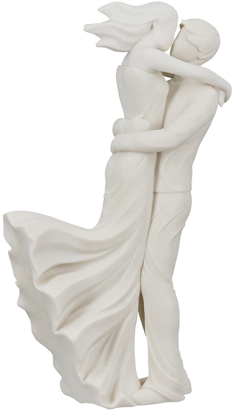 GILDE Dekofigur "Figur Paar Couple in the wind weiß H. 30,5 cm" günstig online kaufen