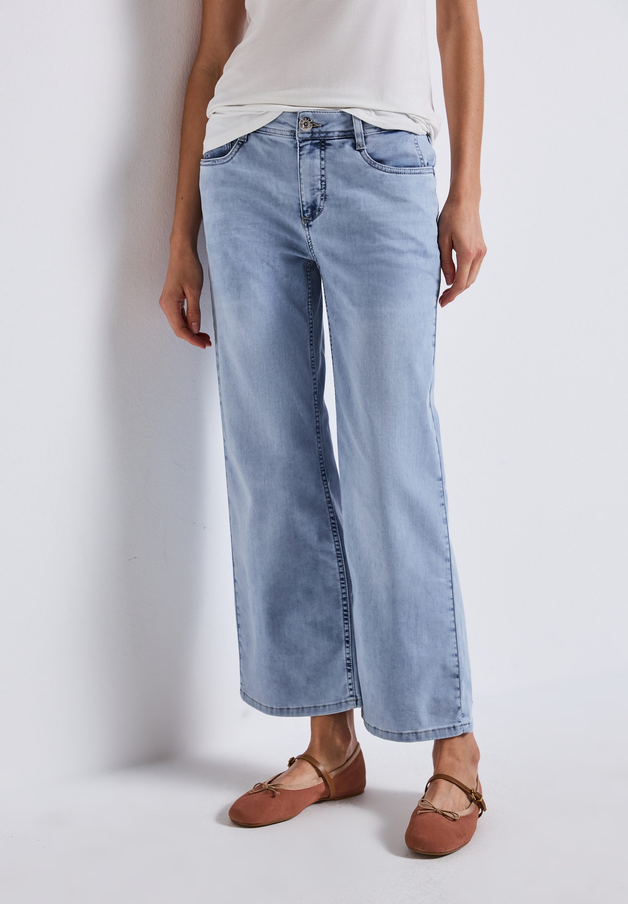 STREET ONE Comfort-fit-Jeans Middle Waist günstig online kaufen