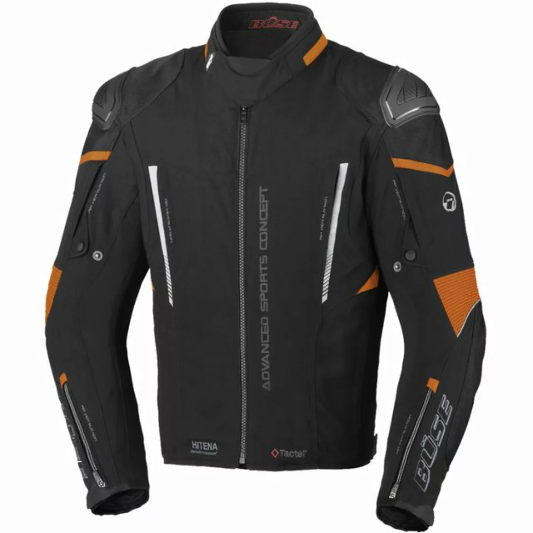 Büse Motorradjacke Büse Rocca Textiljacke schwarz / orange 56 günstig online kaufen