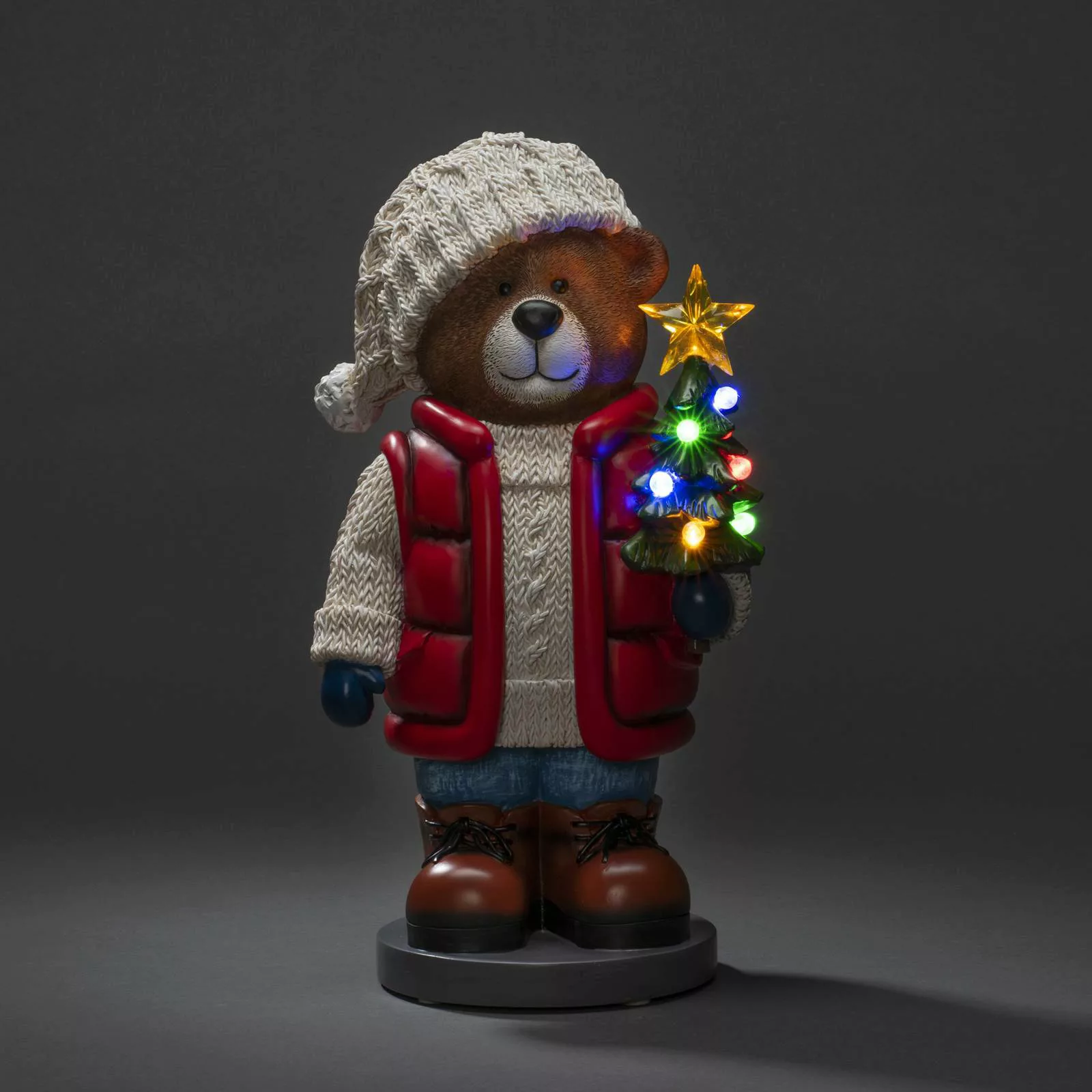 KONSTSMIDE LED Dekofigur "LED Teddybär, klein, mit 6h Timer, 8 bunte Dioden günstig online kaufen