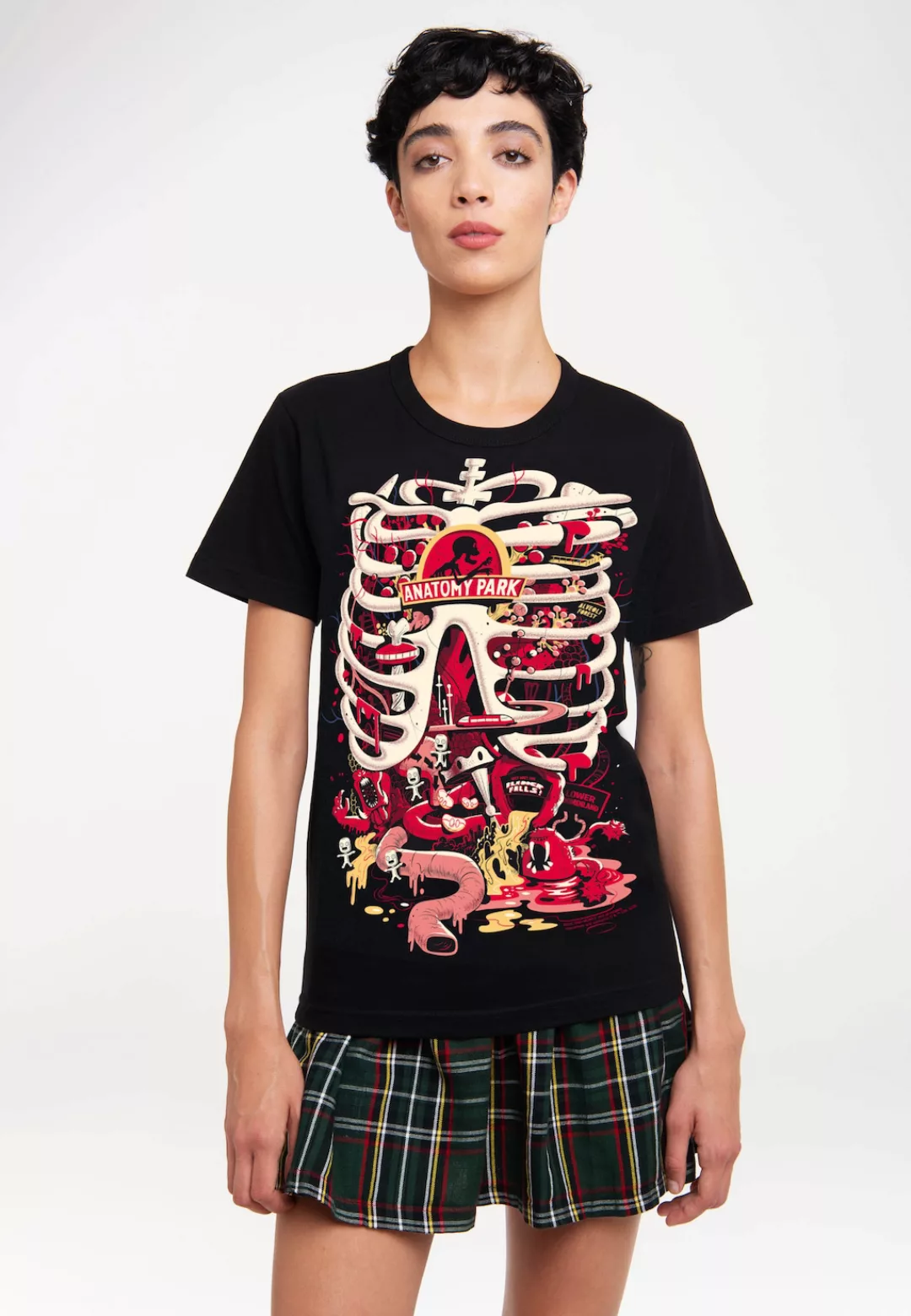 LOGOSHIRT T-Shirt "Rick & Morty - Anatomy Park", mit coolem Print günstig online kaufen