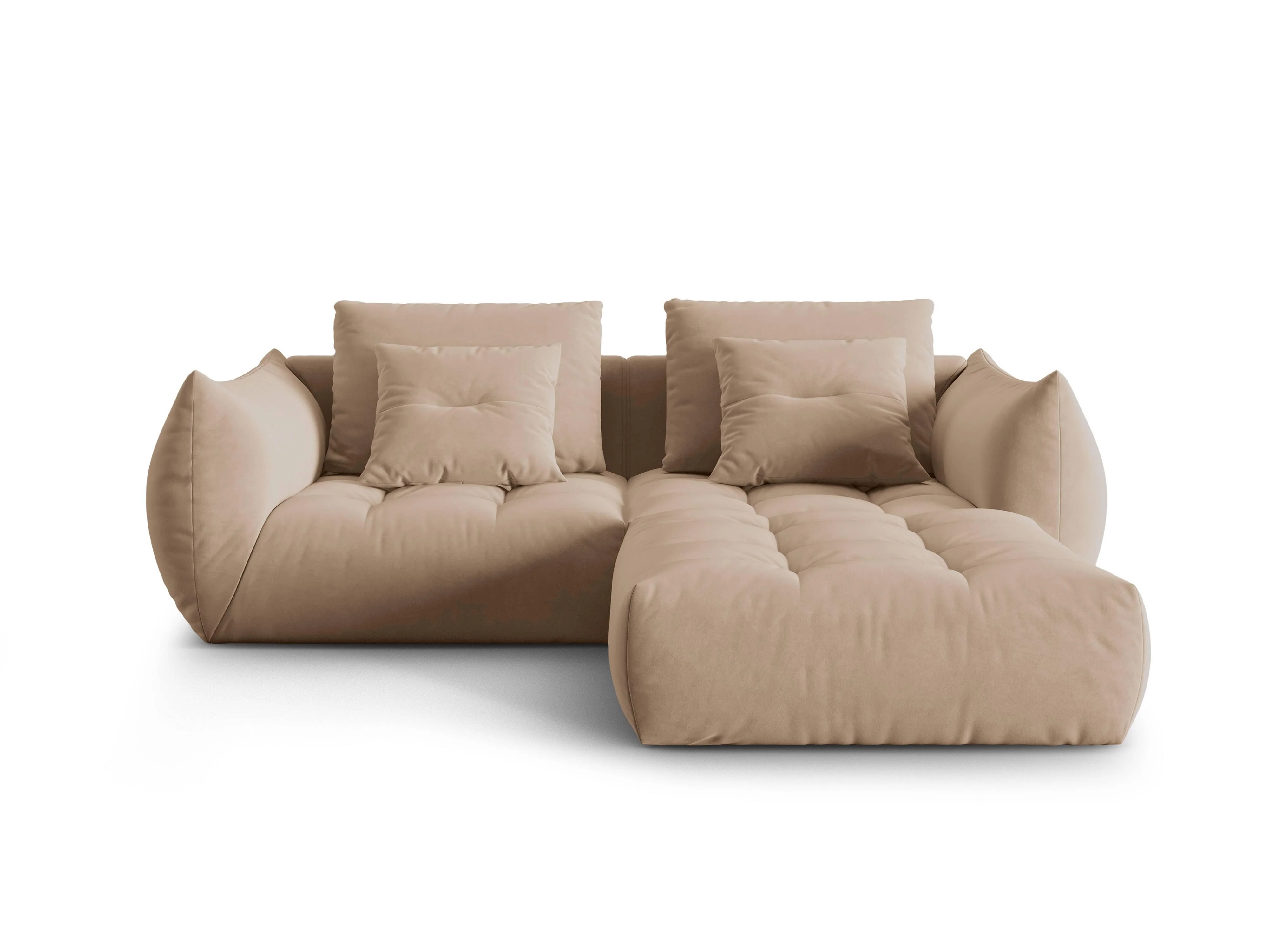 Micadoni | Ecksofa Bloom 3-Sitzer Samt günstig online kaufen