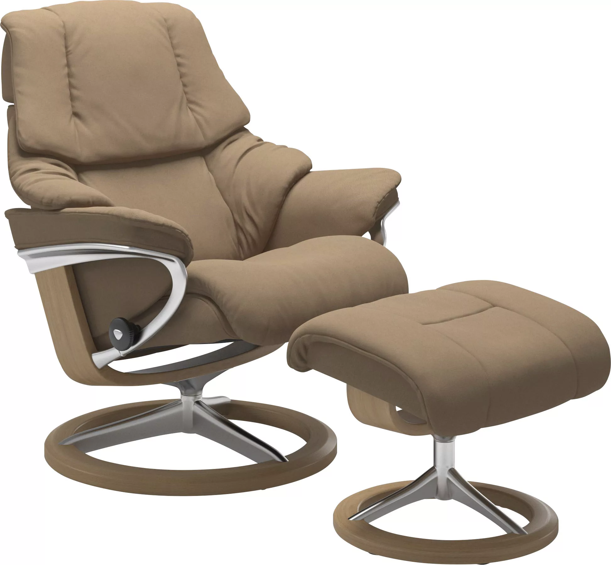 Stressless® Relaxsessel »Reno«, (Set, Relaxsessel mit Hocker), mit Hocker, günstig online kaufen