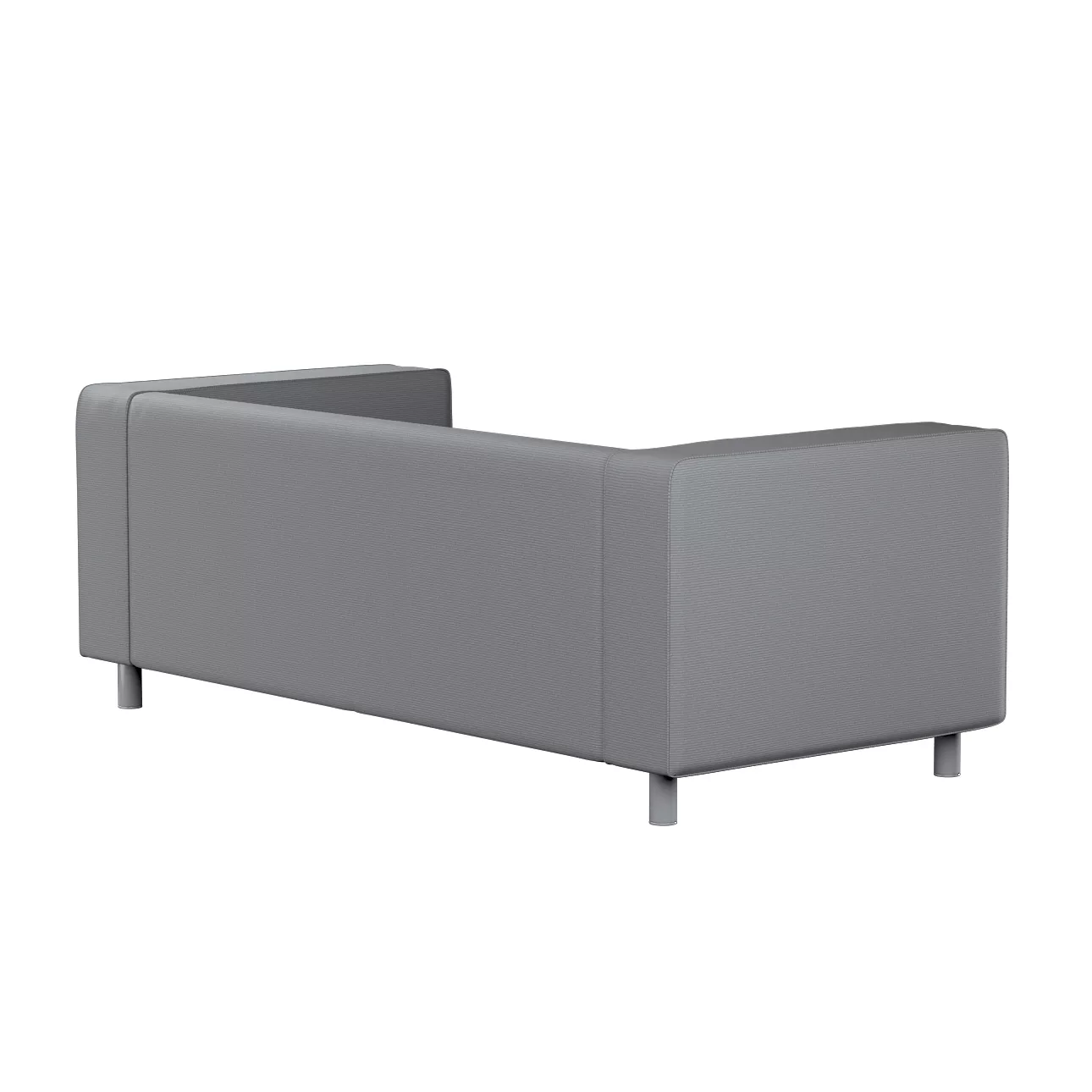 Bezug für Klippan 2-Sitzer Sofa, hellgrau, Sofahusse, Klippan 2-Sitzer, Man günstig online kaufen