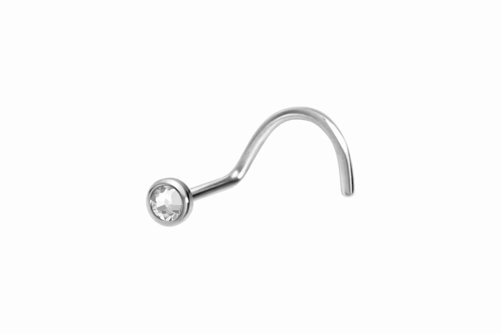 PIERCINGLINE Nasenpiercing Chirurgenstahl Nasenstecker Spirale FLACHE günstig online kaufen