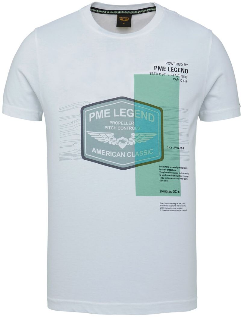 PME Legend Jersey T-Shirt Logo Weiß  - Größe XXL günstig online kaufen