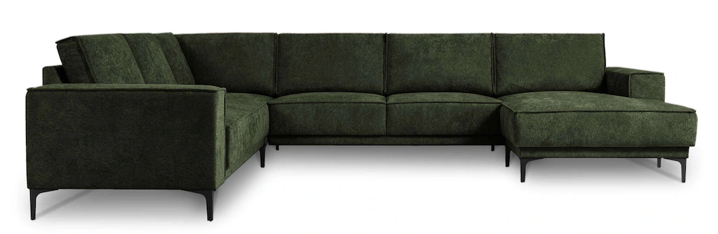 Places of Style Wohnlandschaft "XXL Sofa Oland, Struktur, Flachgewebe, Luxu günstig online kaufen