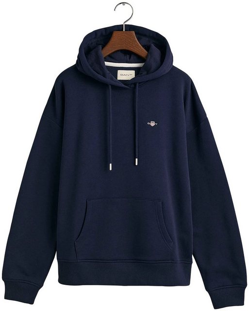 Gant Sweatshirt REL SHIELD HOODIE mit GANT-Stickerei auf der Brust günstig online kaufen