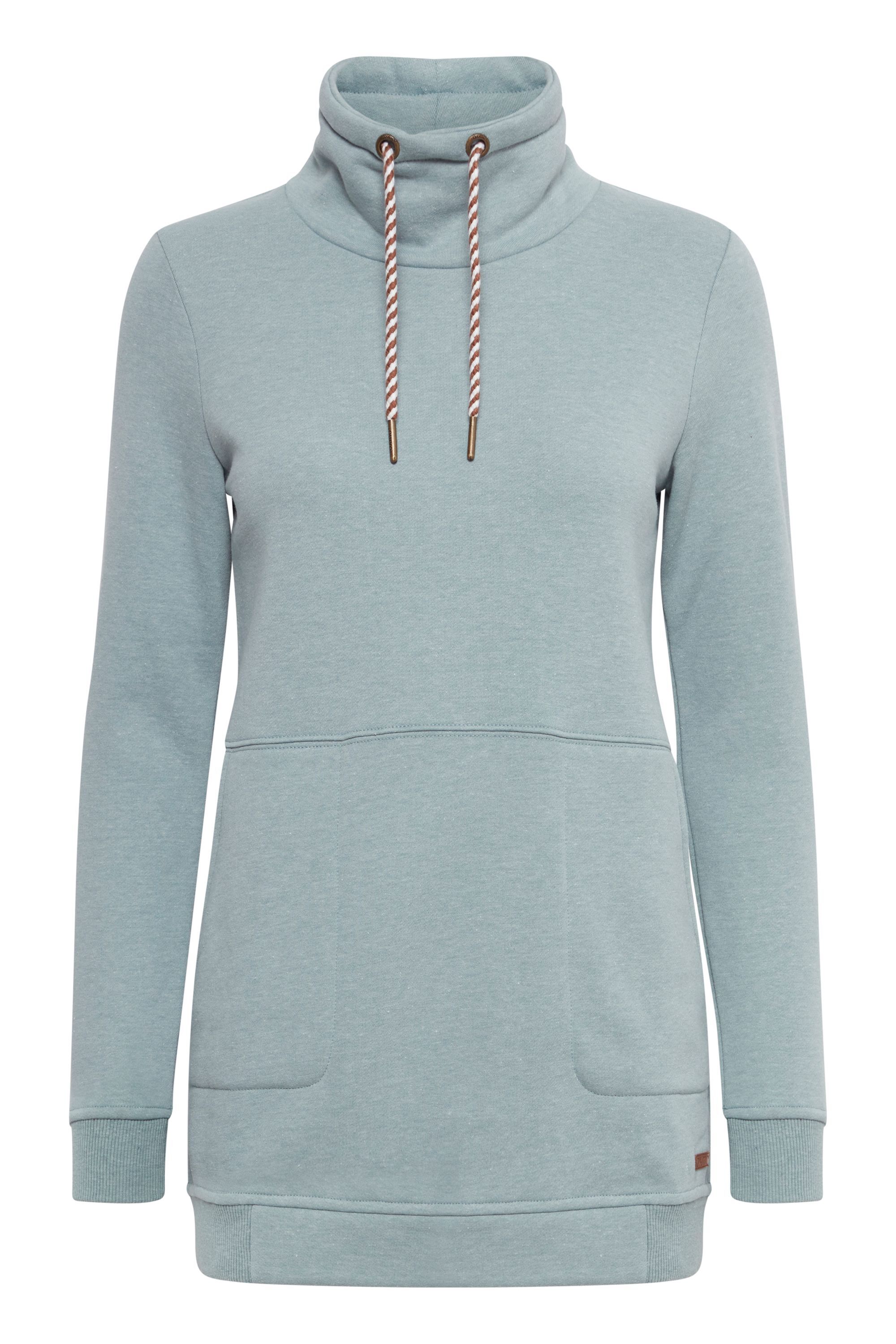 OXMO Hoodie OXVilma Sweatpullover lang geschnitten mit Kordelzug günstig online kaufen