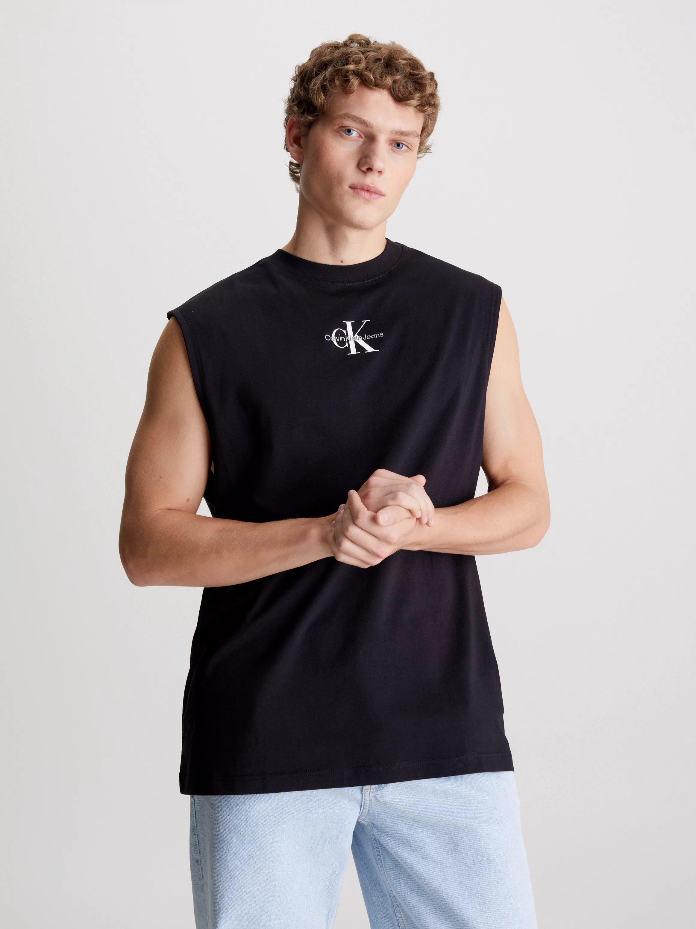 Calvin Klein Jeans T-Shirt "MONOLOGO SLEEVELESS TEE", mit Logodruck günstig online kaufen