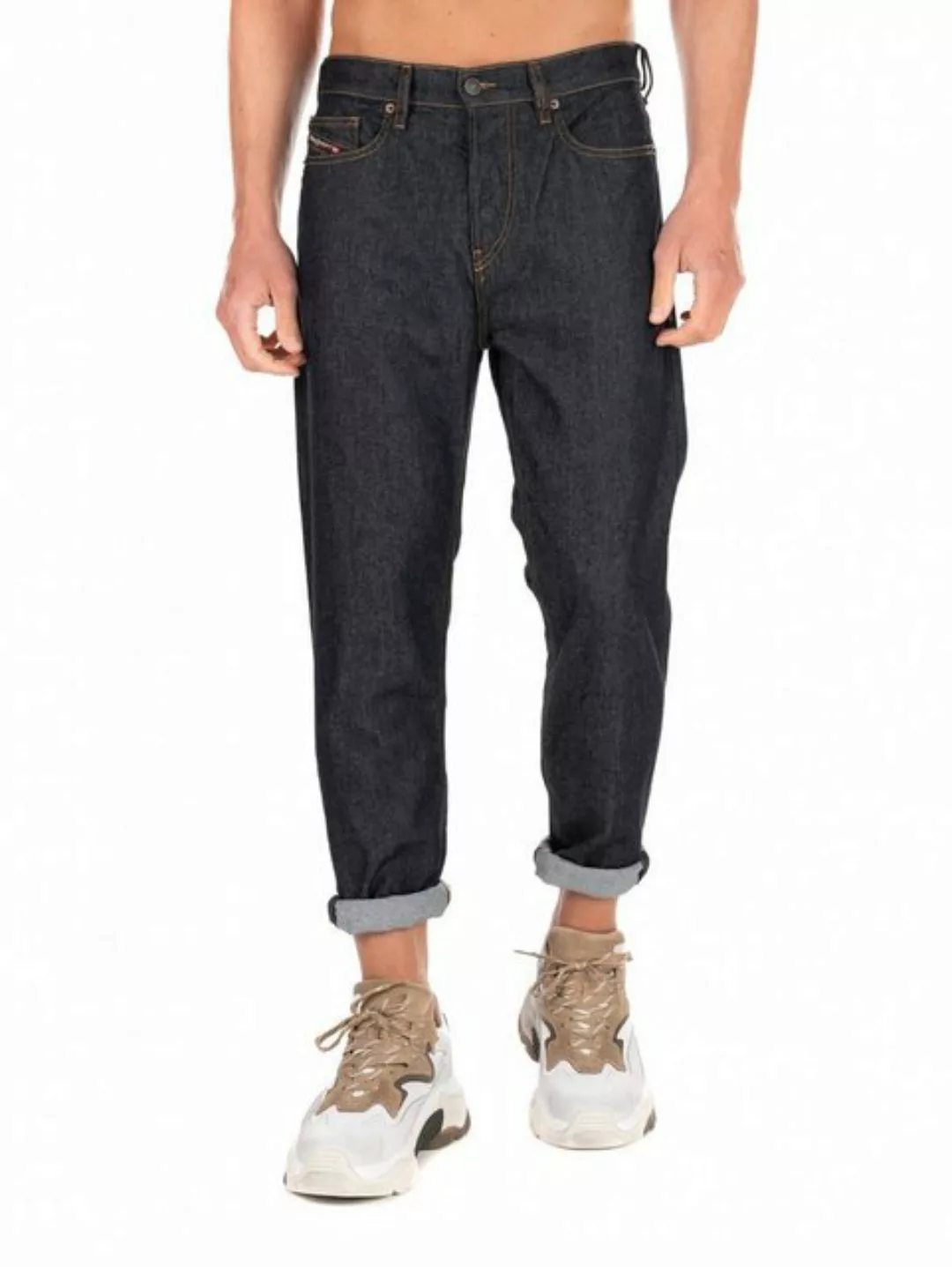 Diesel Tapered-fit-Jeans Regular mit tiefem Schritt - D-Vider 009HF - Länge günstig online kaufen
