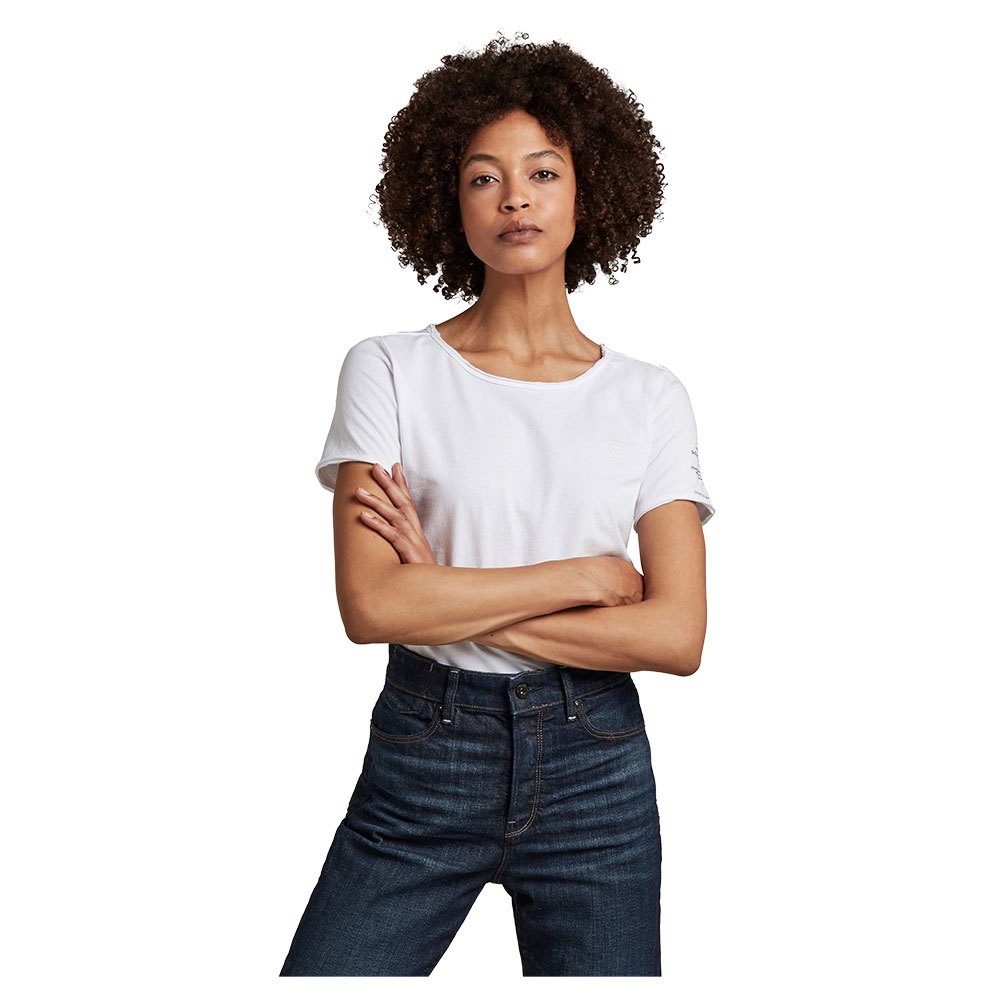 G-star Mysid Optic Slim Kurzarm T-shirt XS White günstig online kaufen