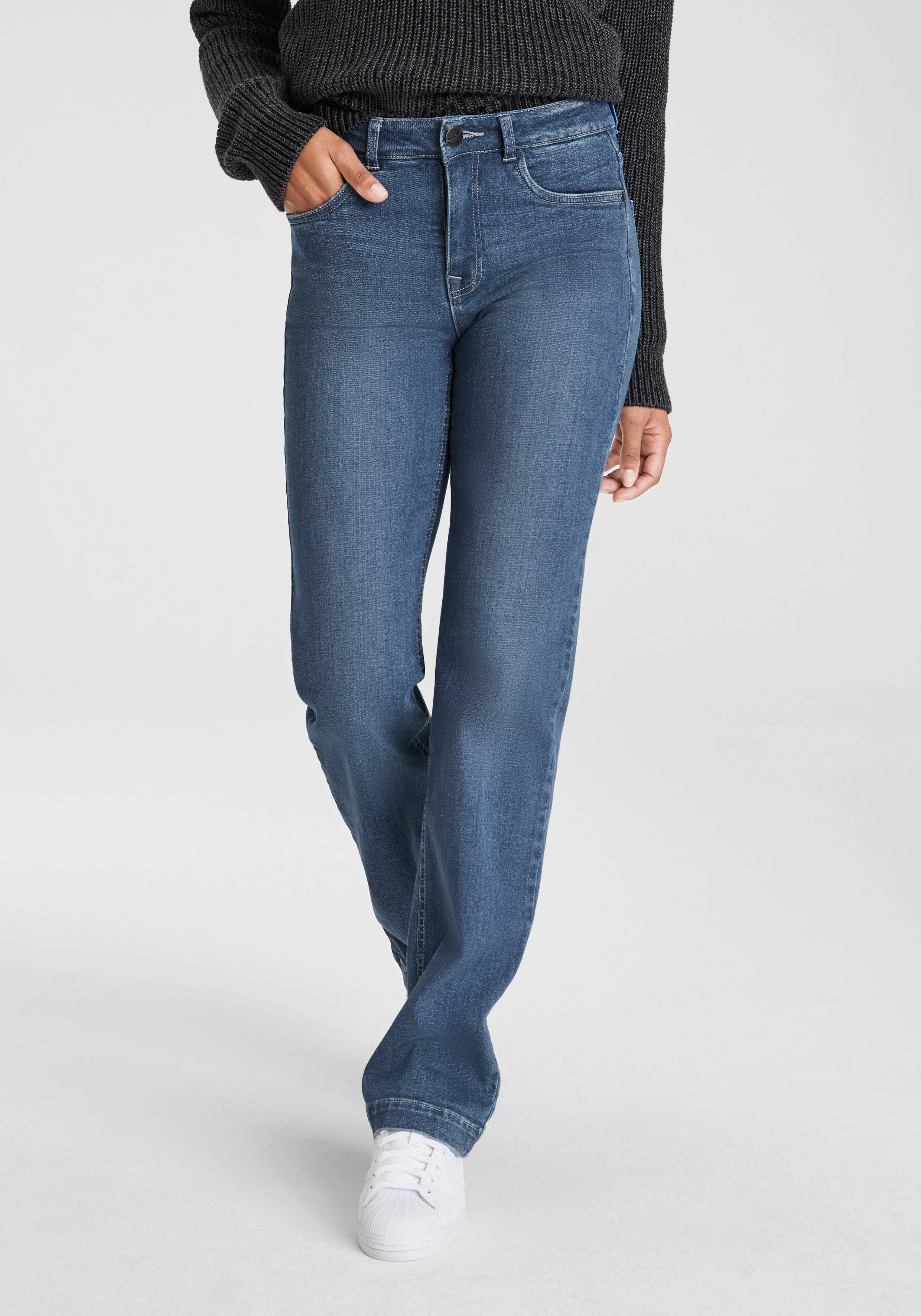 Arizona Gerade Jeans, "Wide Leg" günstig online kaufen