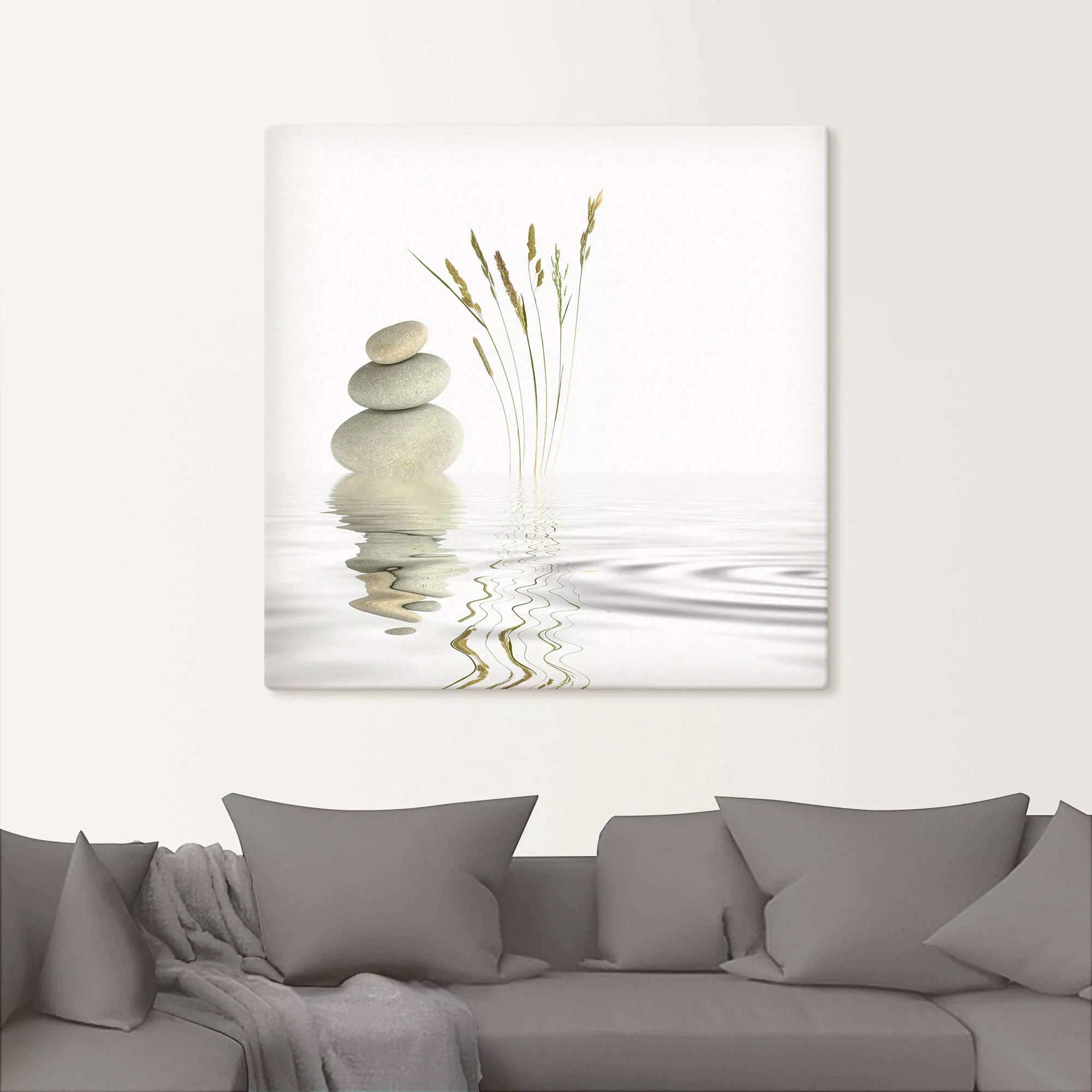 Artland Wandbild "Zen Friede", Zen, (1 St.), als Alubild, Outdoorbild, Lein günstig online kaufen