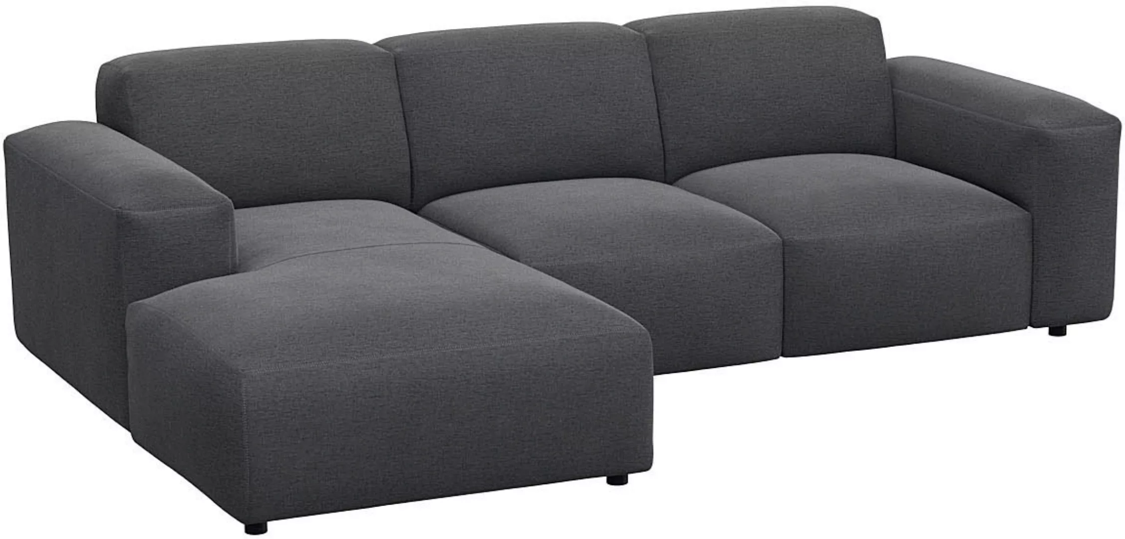 FLEXLUX Ecksofa »Lucera Chaislongue rechts oder links«, modern & anschmiegs günstig online kaufen