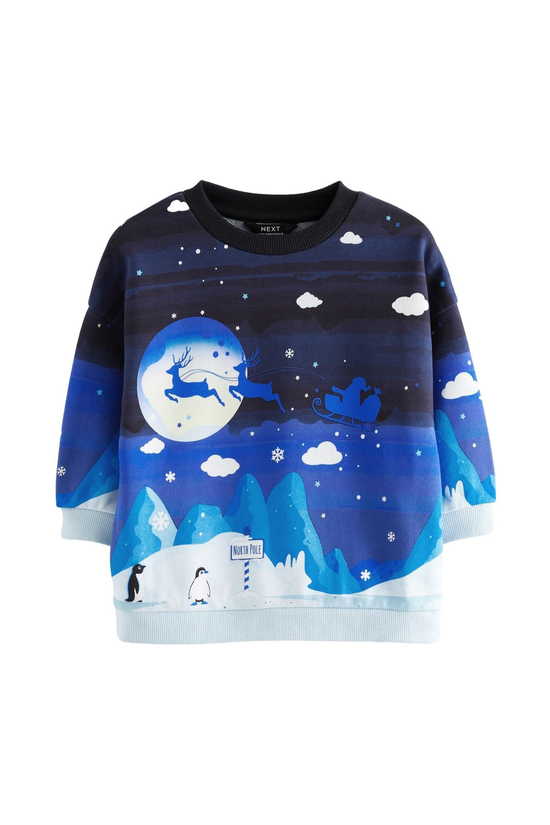 Next Sweatshirt Weihnachtliches Rundhals-Sweatshirt (1-tlg) günstig online kaufen
