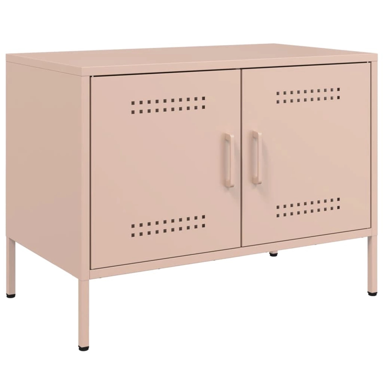 vidaXL TV-Schrank TV-Schrank Rosa 68x39x50,5 cm Stahl (1-St) günstig online kaufen