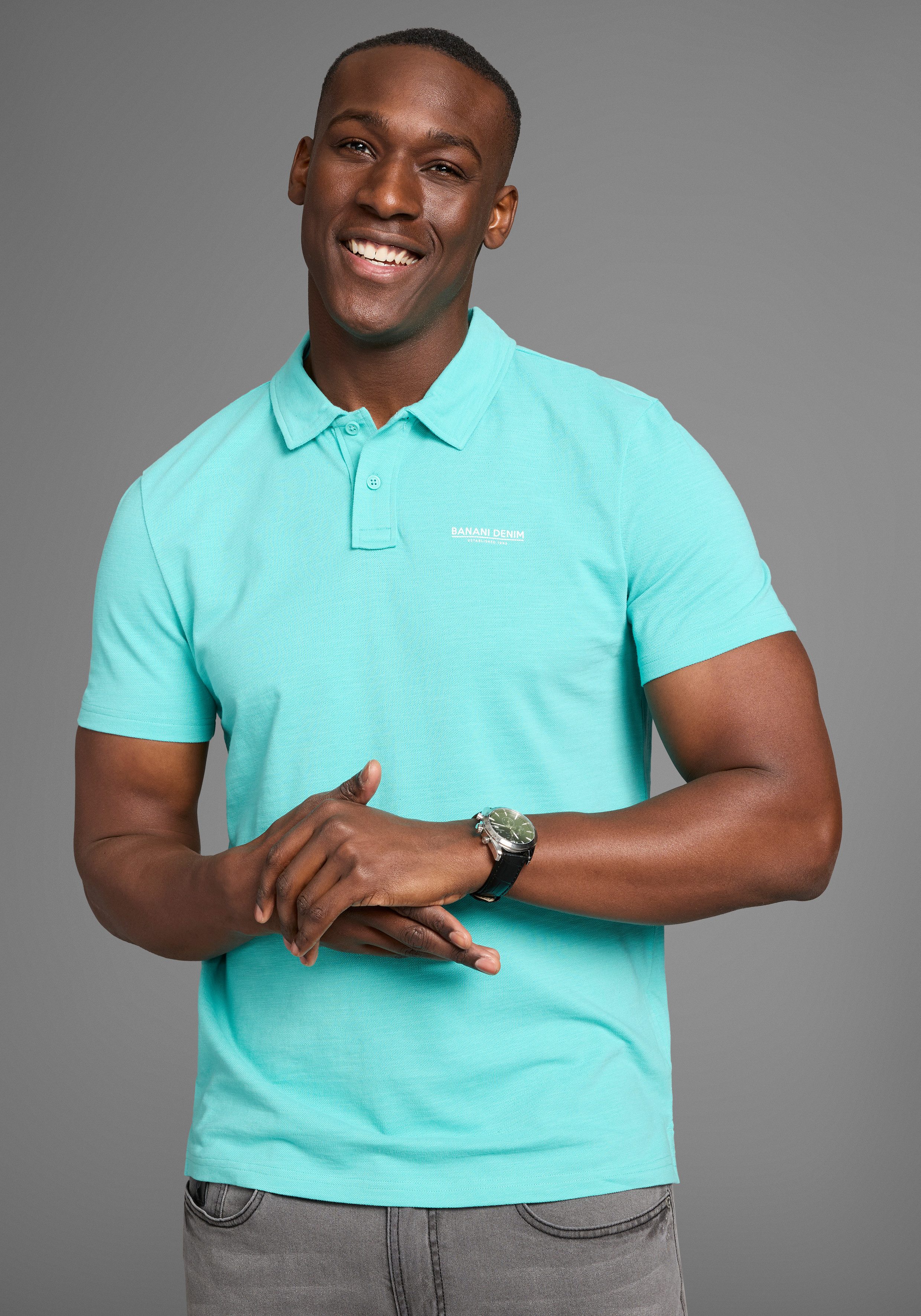 Bruno Banani Poloshirt Poloshirt in schmaler günstig online kaufen