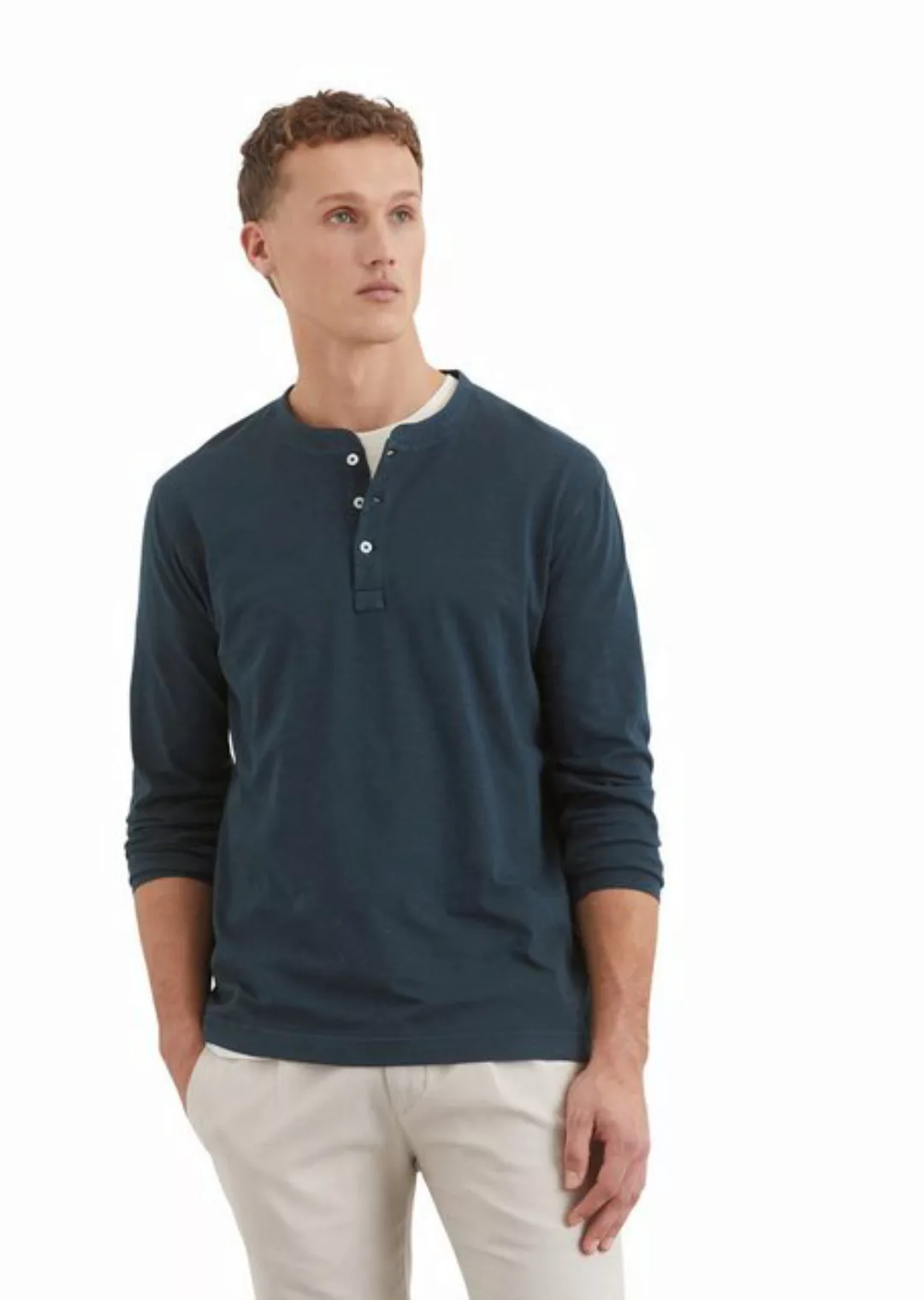 Marc O'Polo Langarmshirt in softem Slub-Jersey günstig online kaufen