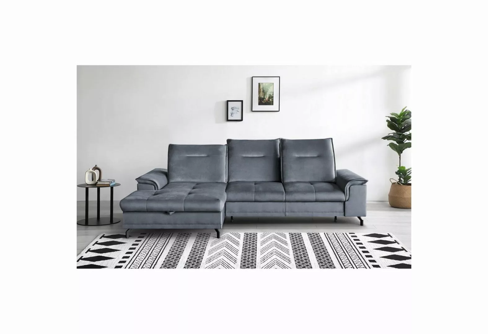 Beautysofa Ecksofa Bruno mini, Lieferung beinhaltet die Einbringung in die günstig online kaufen