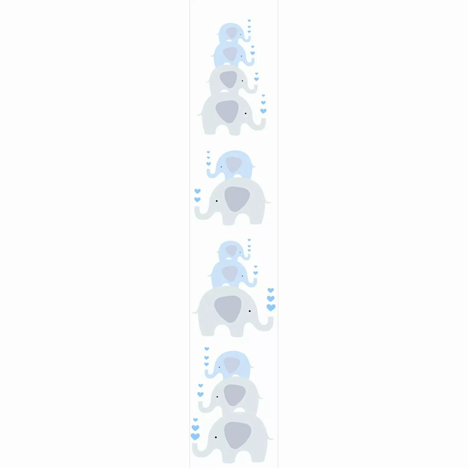 Bricoflor Elefanten Tapete für Babyzimmer Weiße Vlies Kindertapete mit Tier günstig online kaufen