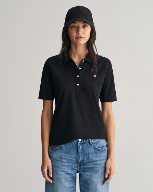 Gant Poloshirt SLIM SHIELD KA PIQUE POLO mit grafischer Logostickerei auf d günstig online kaufen