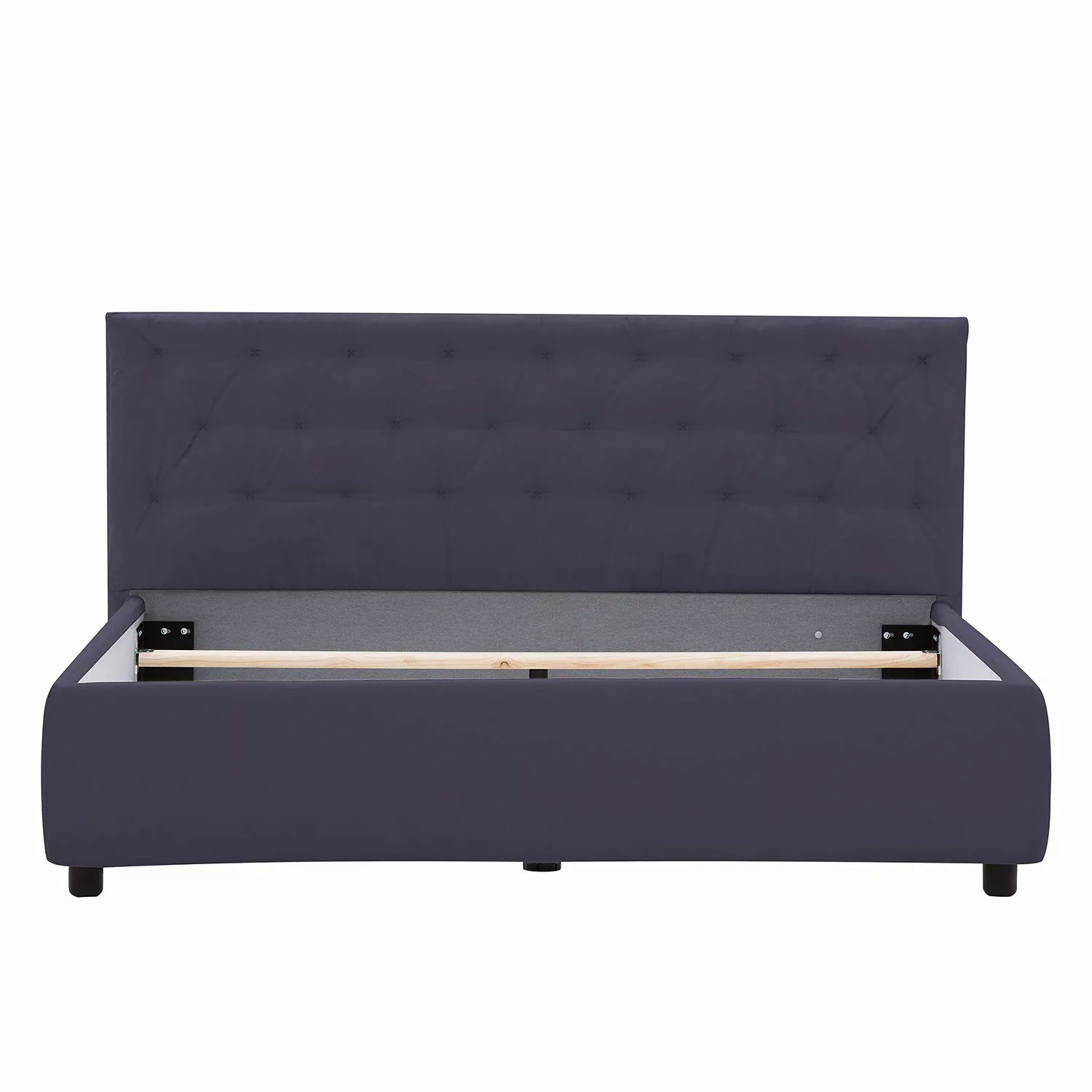 home24 Fredriks Polsterbett Sala 180x200 cm Webstoff Violett Modern günstig online kaufen