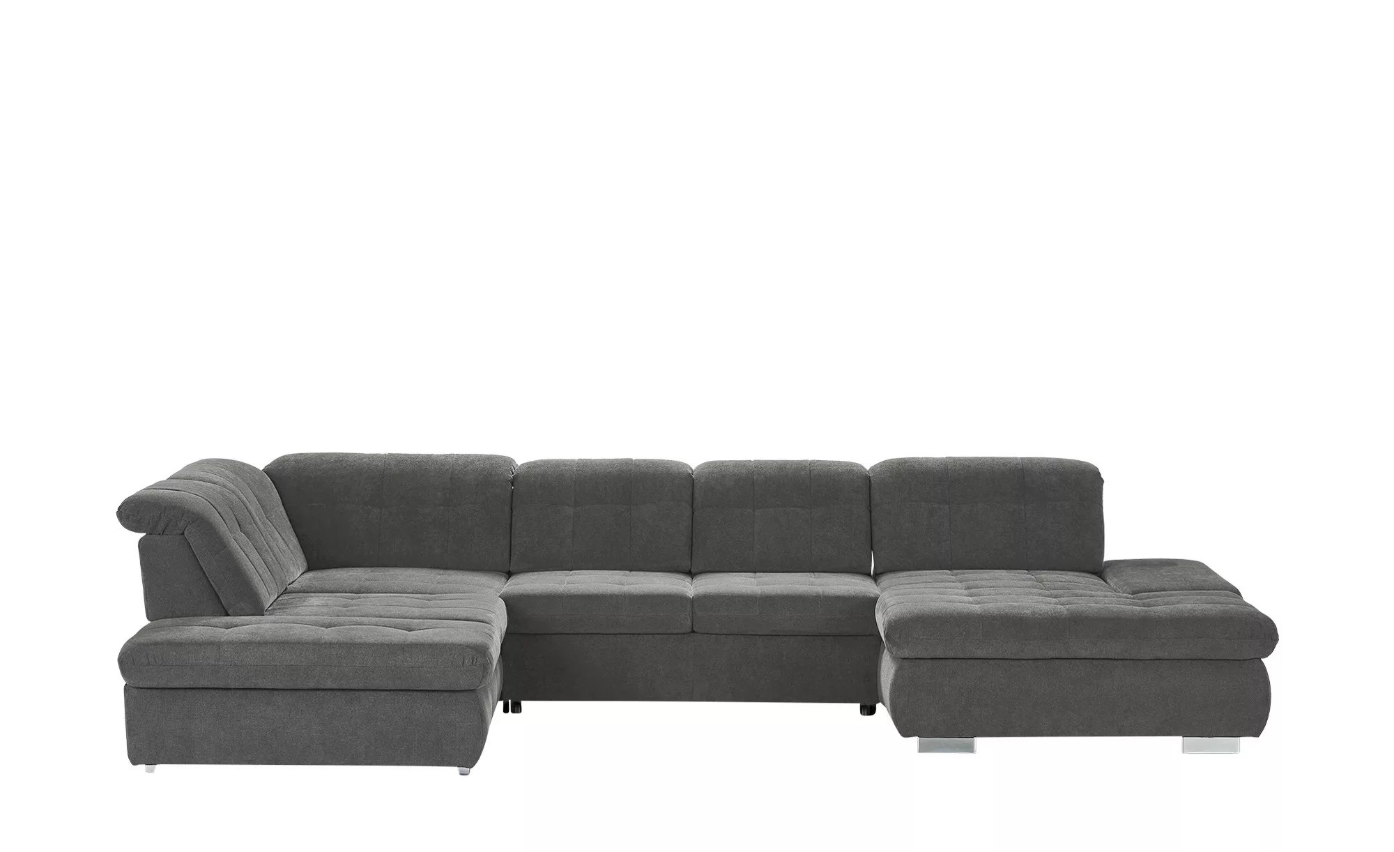 Wohnlandschaft  Spencer - grau - 102 cm - Polstermöbel > Sofas > Wohnlandsc günstig online kaufen