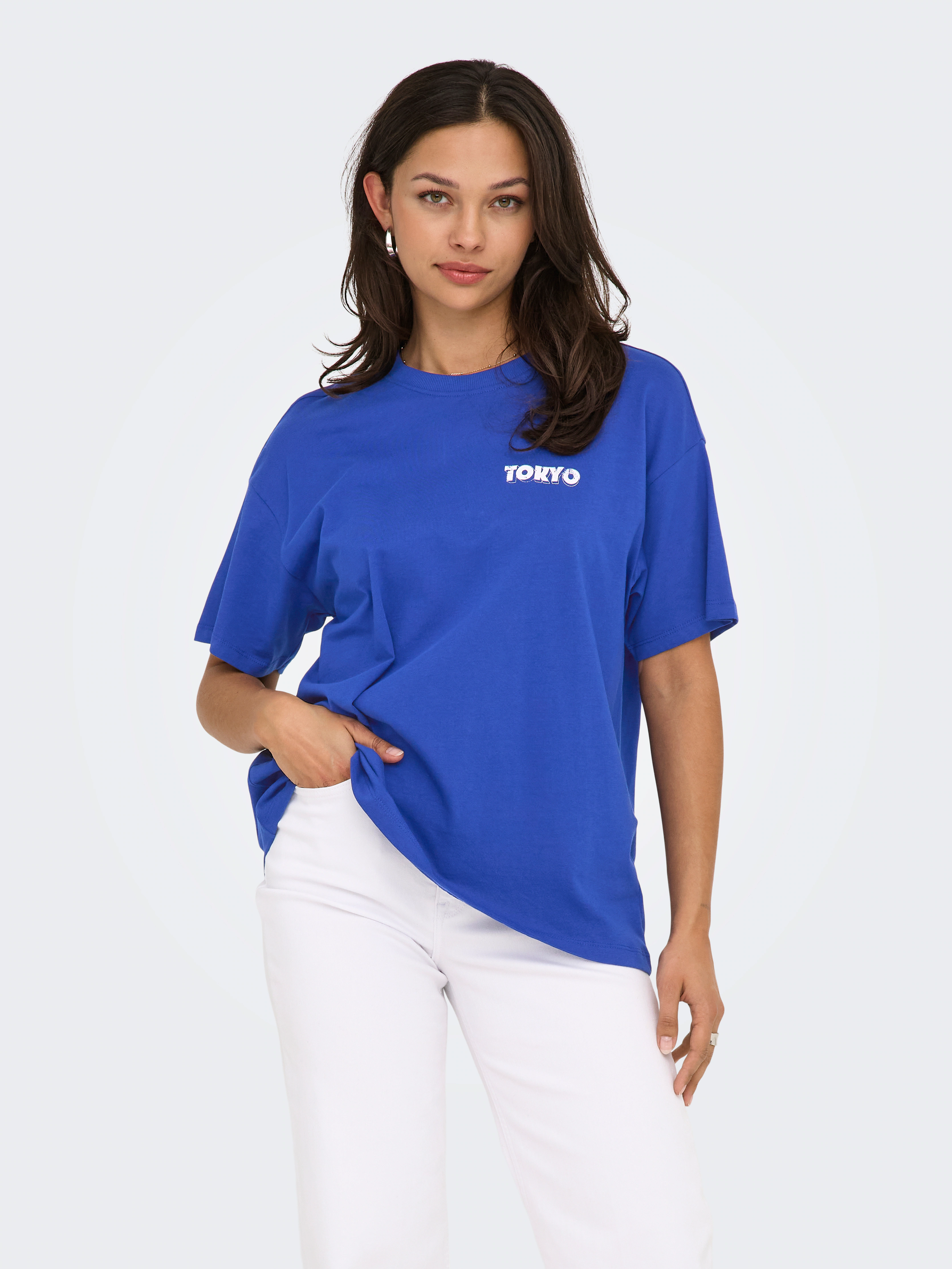 ONLY Kurzarmshirt "ONLVIVVI LIFE S/S LOVELY TOP JRS" günstig online kaufen