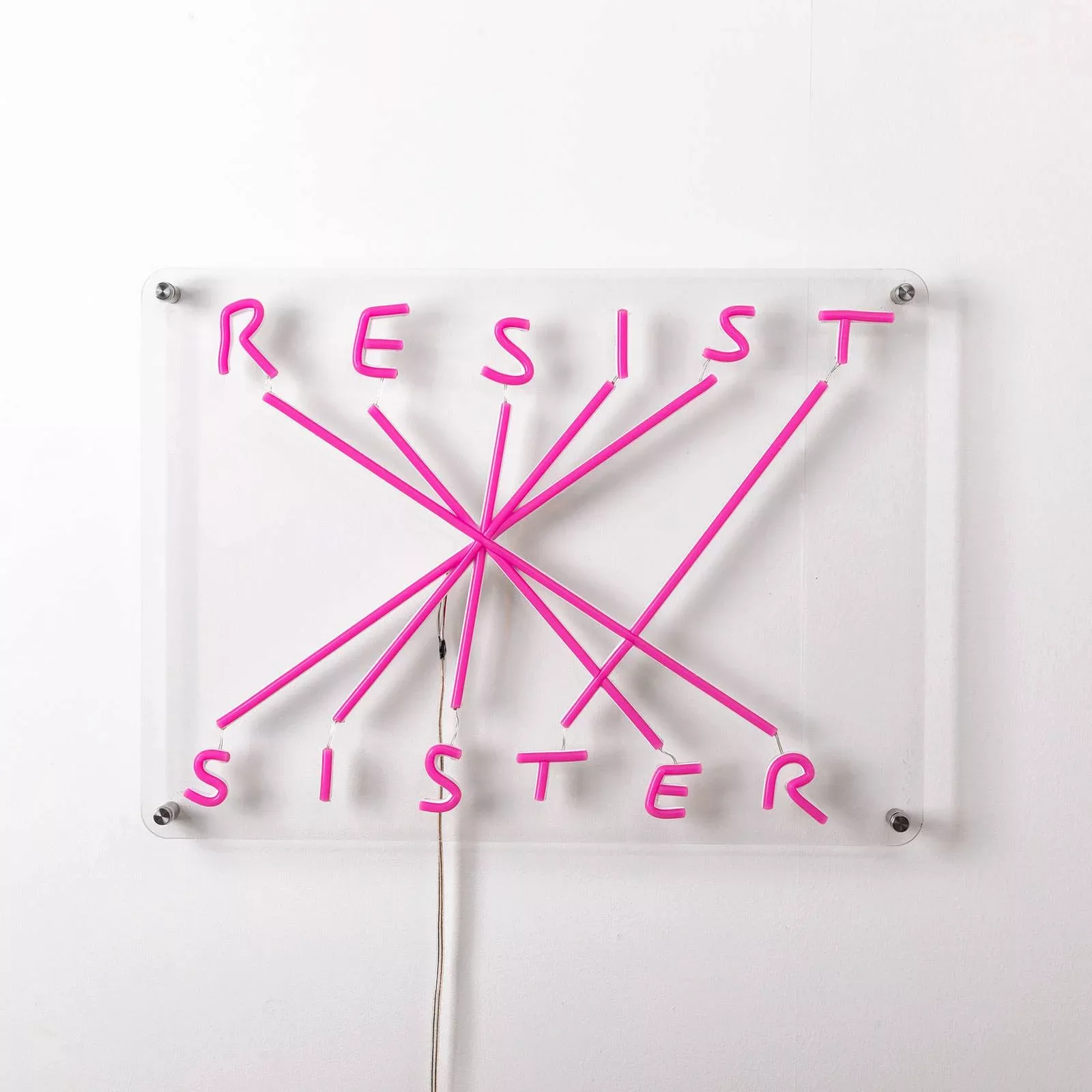 SELETTI Resist-Sister LED-Deko-Wandleuchte fuchsia günstig online kaufen