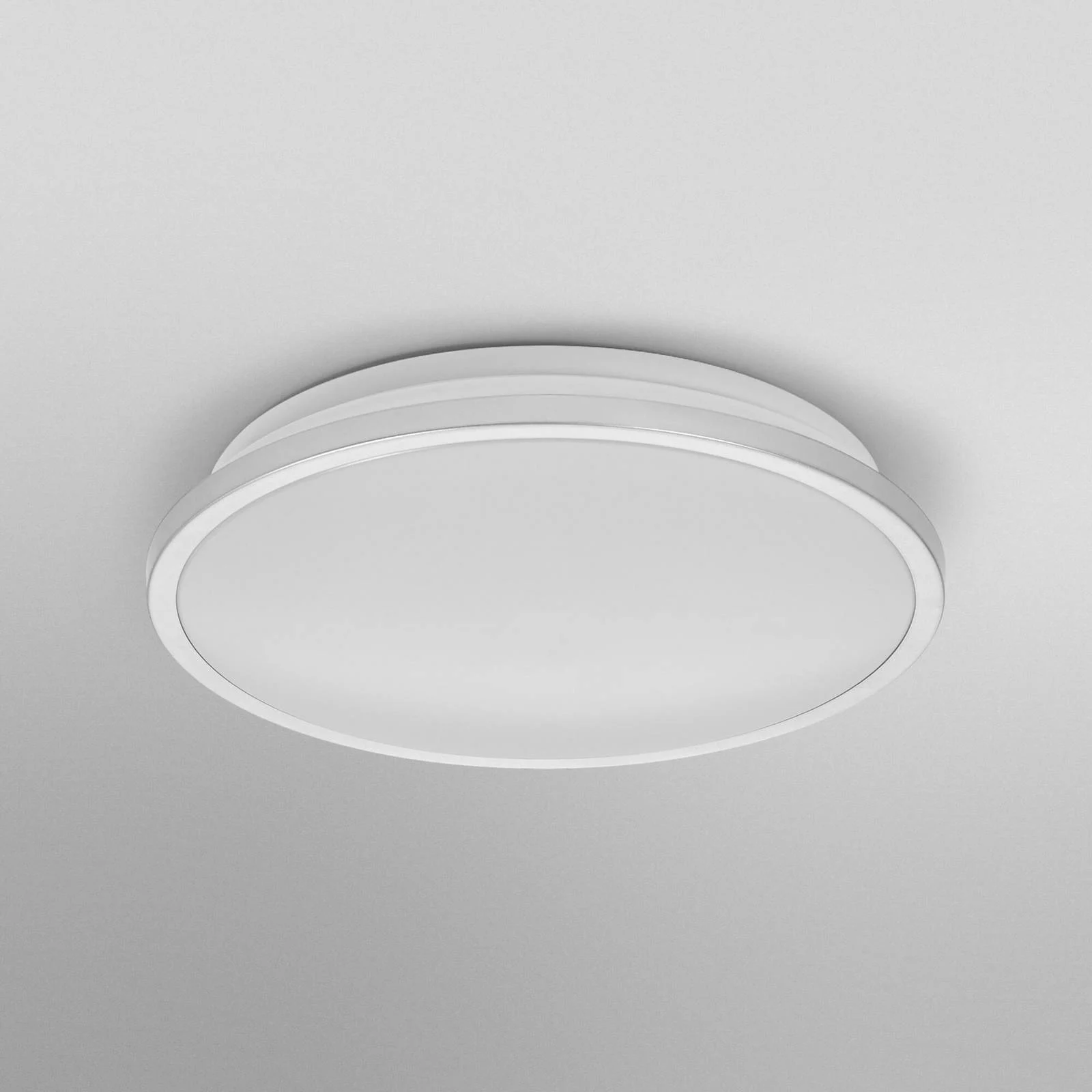 OSRAM LED-Deckenleuchte BATHROOM, chrom, Ø 30 cm, IP44, CCT günstig online kaufen