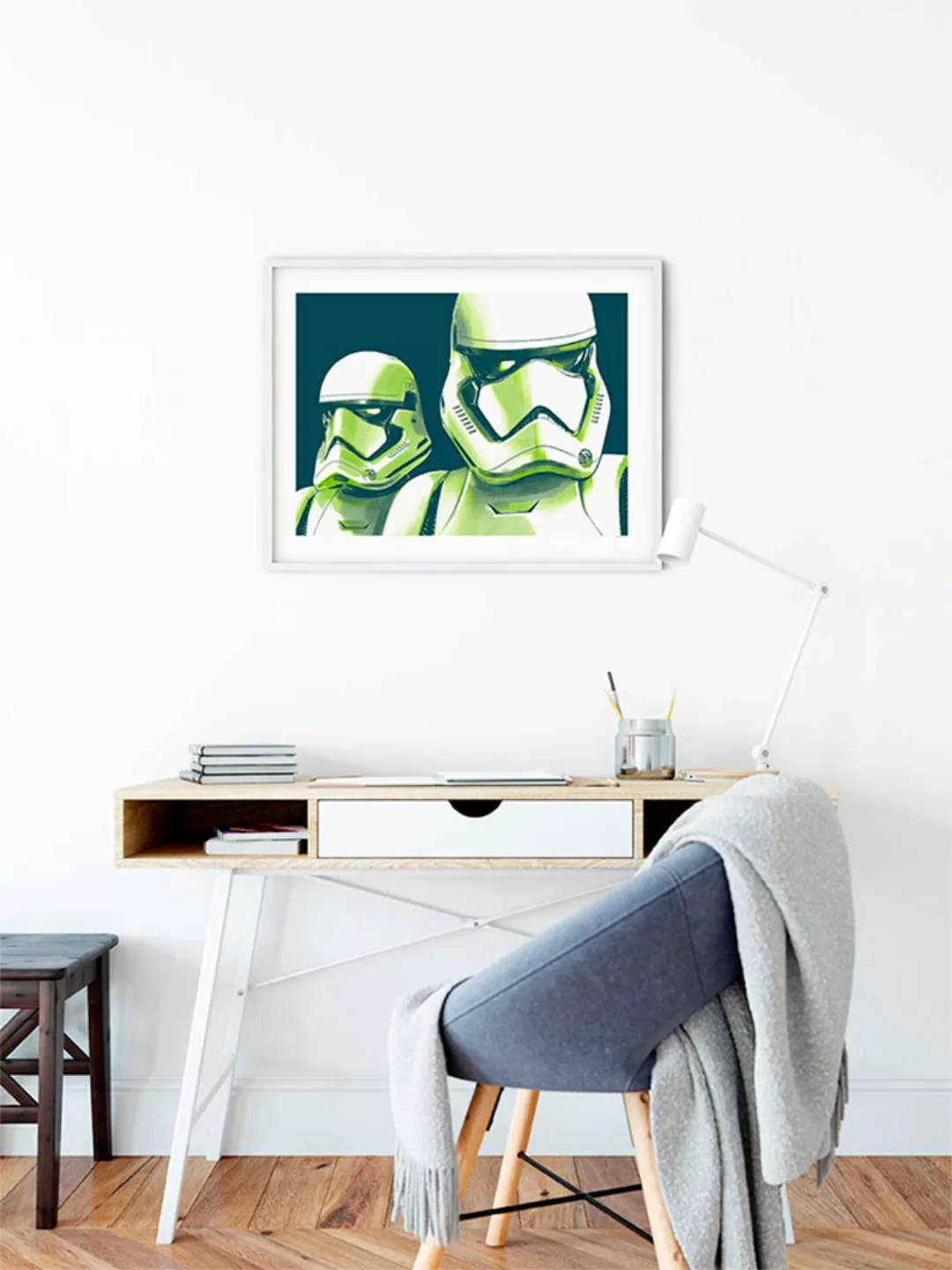 Komar Bild "Star Wars Faces Stormtrooper", Star Wars, (1 St.), Wandbild zur günstig online kaufen