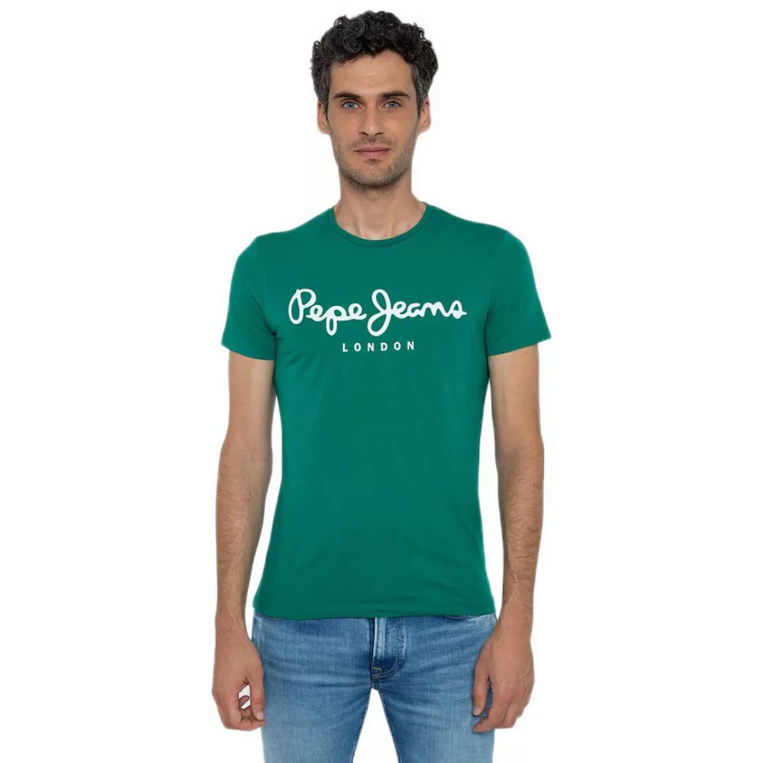 Pepe Jeans Original Stretch Kurzarm T-shirt L Emerald günstig online kaufen