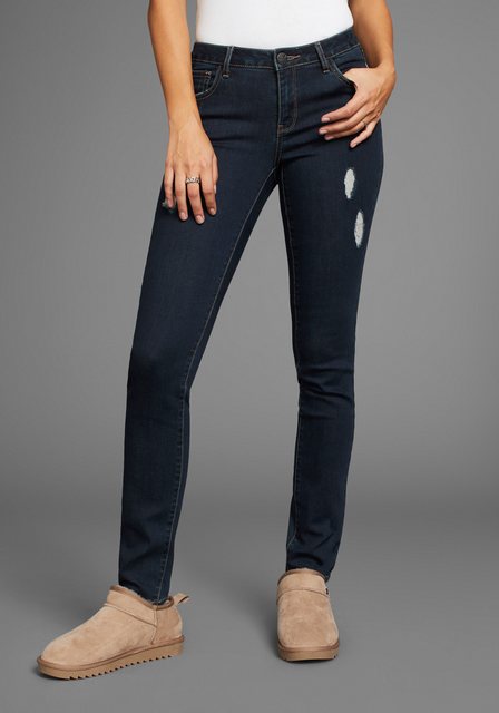 Arizona Skinny-fit-Jeans "Ultra-Stretch", Mid Waist günstig online kaufen