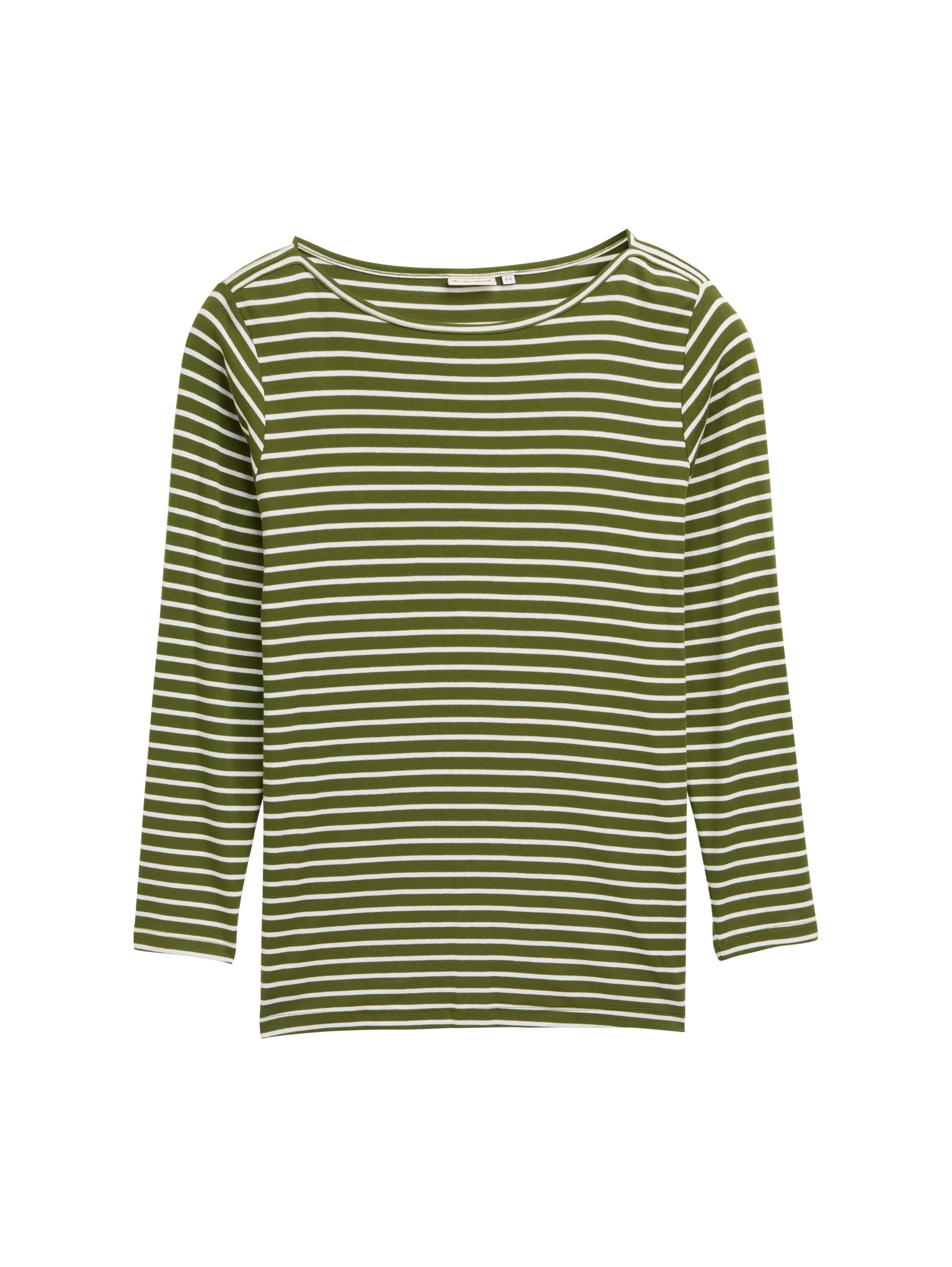 TOM TAILOR PLUS Langarmshirt im Streifen-Design günstig online kaufen