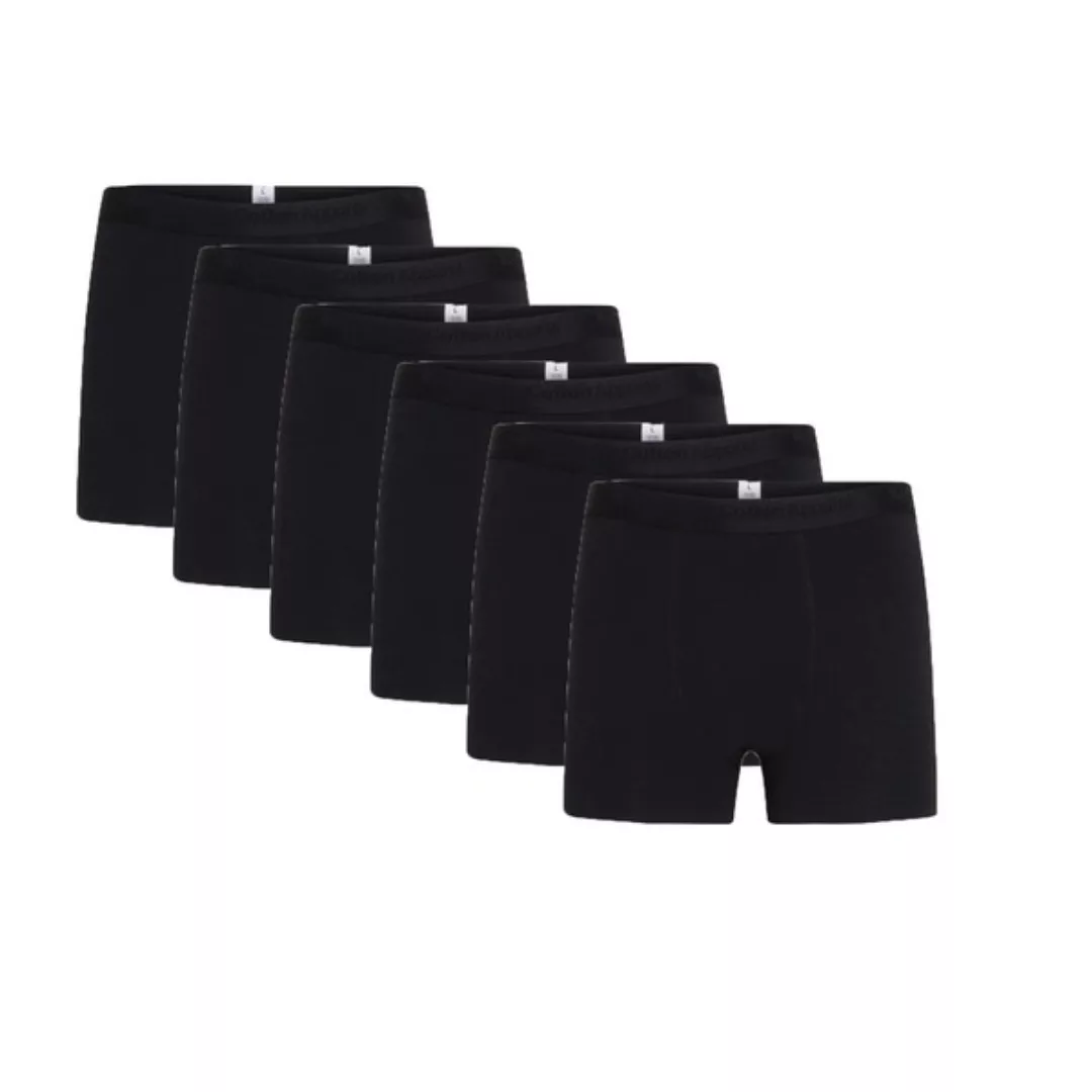 6er Pack Boxershorts - 6 Pack Solid Colored Underwear - Gots/vegan günstig online kaufen