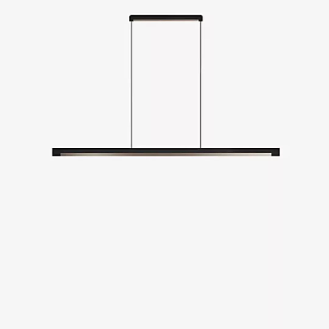 Light Point Inlay Linear Pendelleuchte LED, schwarz/gold - 140 cm günstig online kaufen