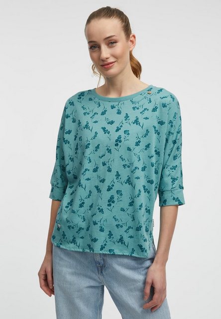 Ragwear Langarmshirt SHIMONA PRINT mit Allover Druck, hinten etwas länger a günstig online kaufen