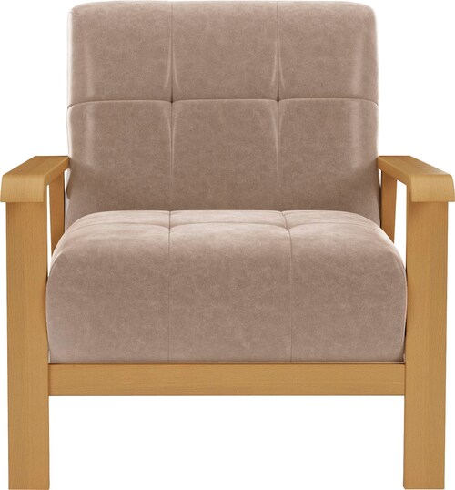 sit&more Sessel »Billund«, Armlehnen aus eichefarbigem Buchenholz, verschie günstig online kaufen