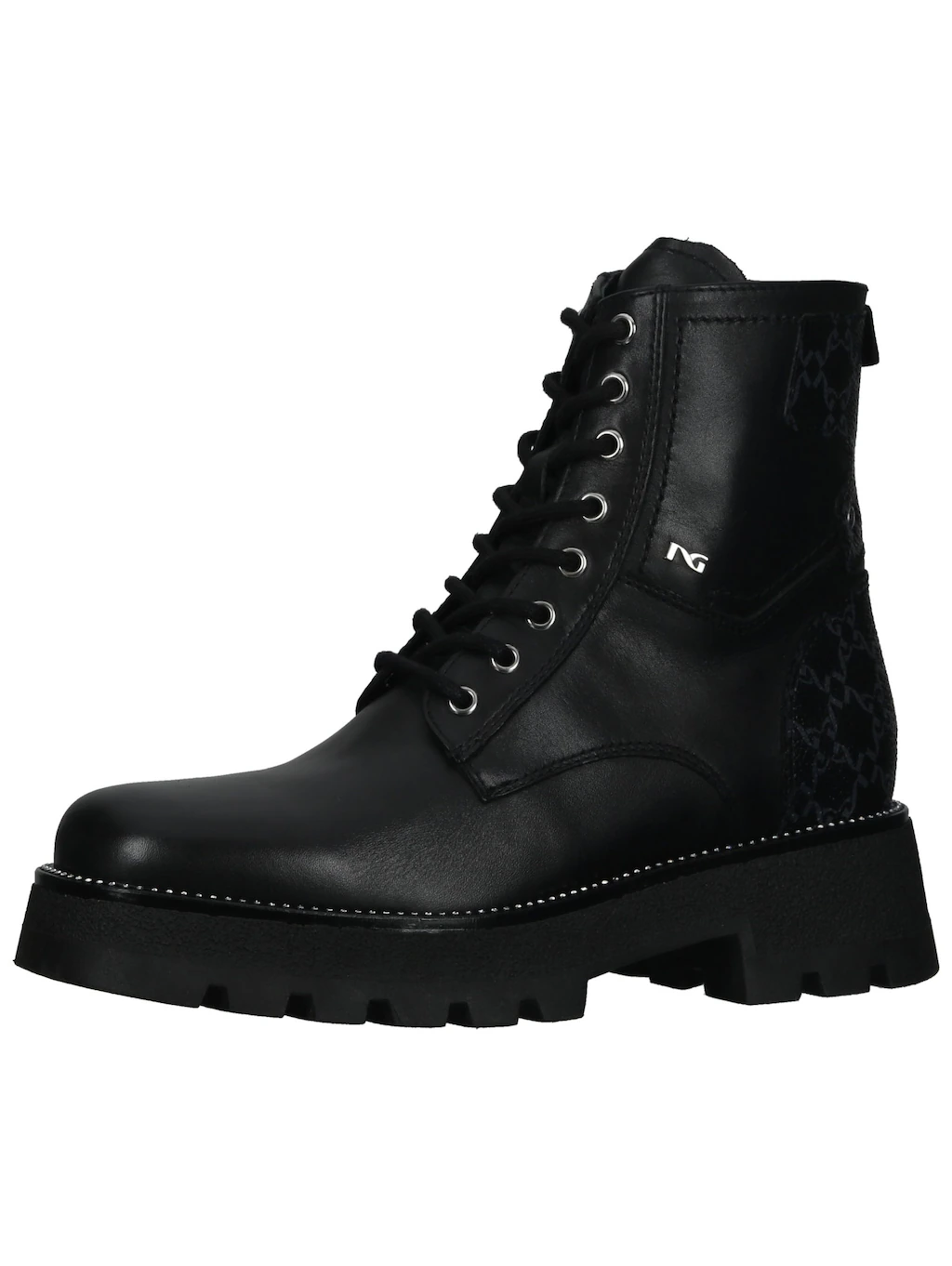 Nero Giardini Schnürstiefelette "Nero Giardini Stiefelette Leder/Textil" günstig online kaufen